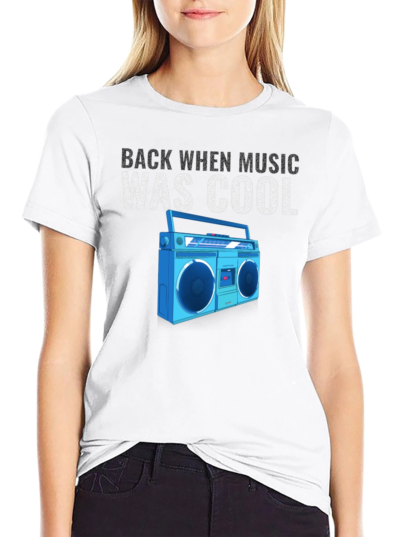 Retro Music T-Shirt - Back When Music Was Cool