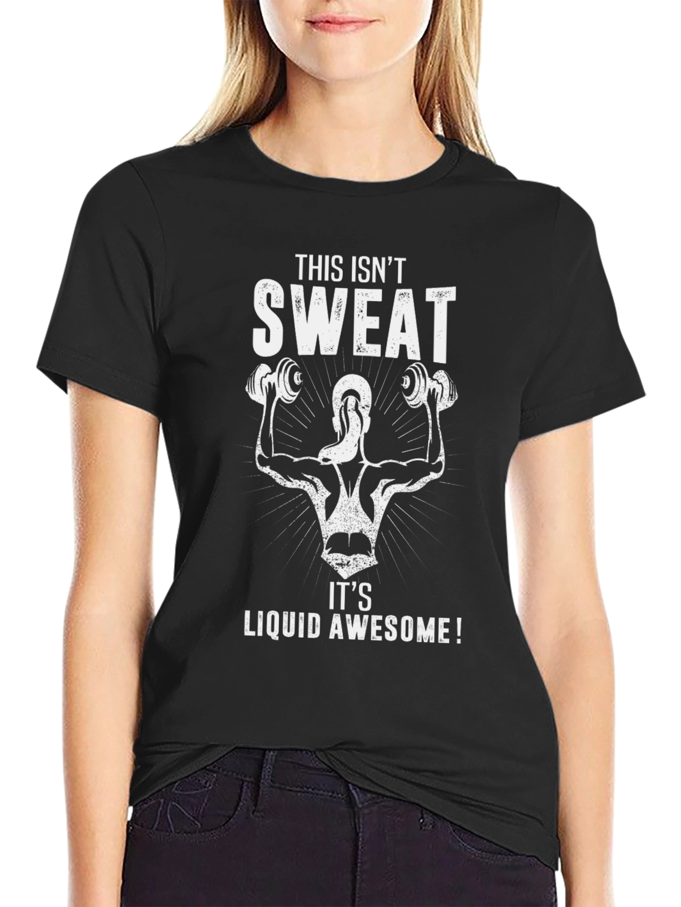 Workout T-Shirt - This Isnt Sweat Liquid Awesome