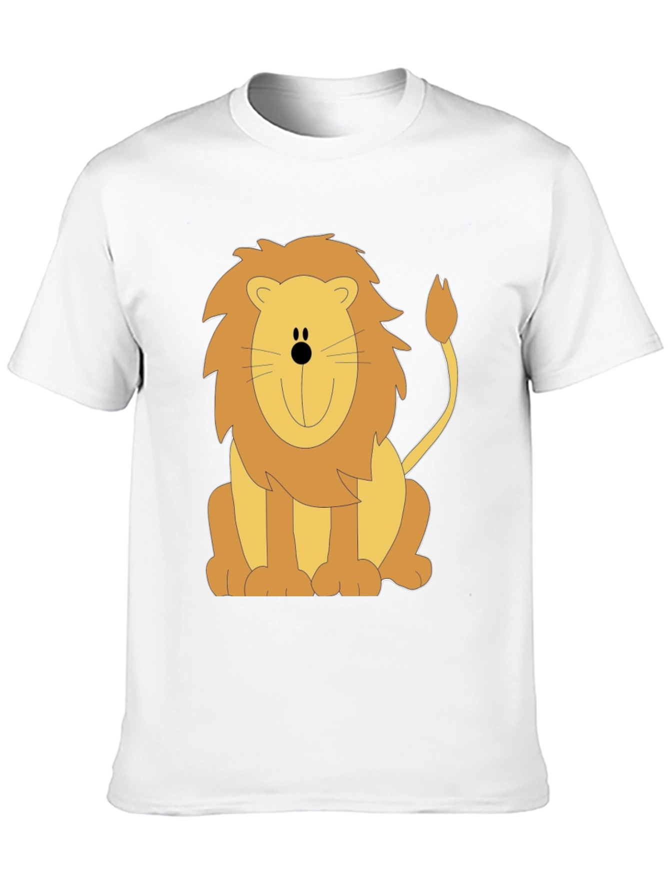 Lion Graphic Tee - Unisex Black T-Shirt