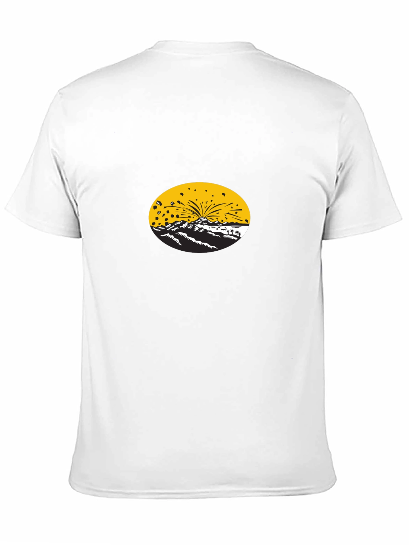 Graphic Print Black T-Shirt