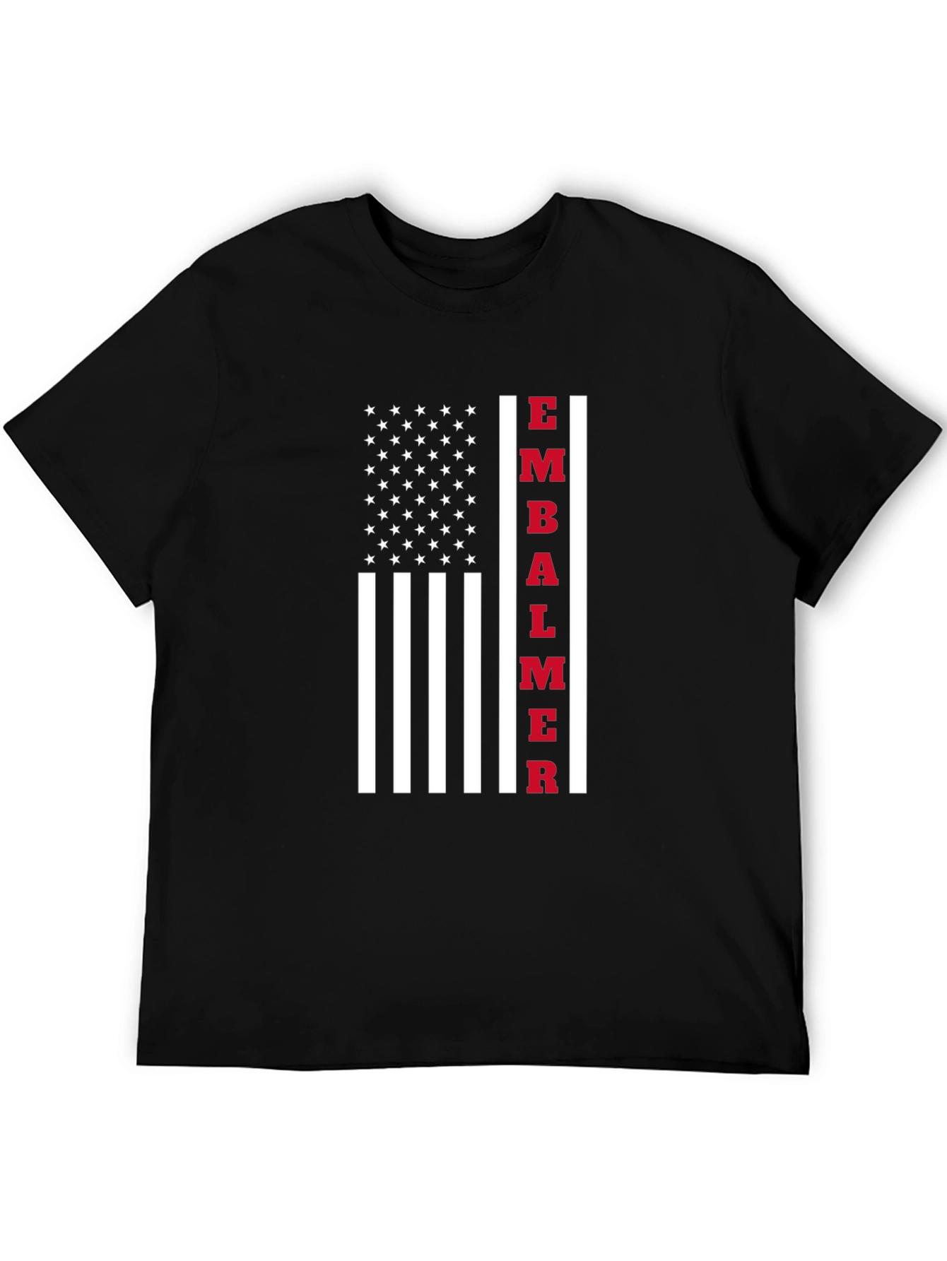 Embalmer American Flag Graphic T-Shirt