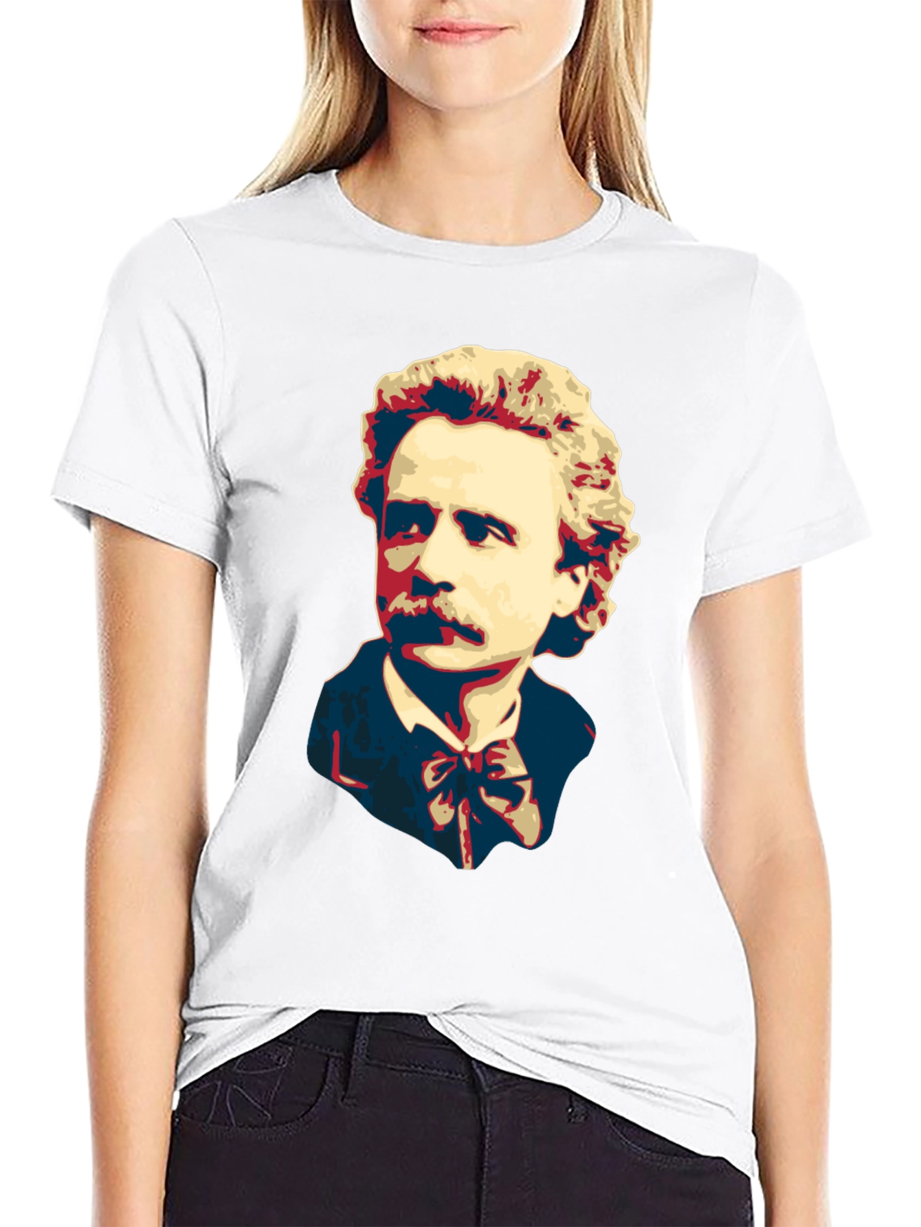 Mark Twain Graphic Tee - Classic Literary Style
