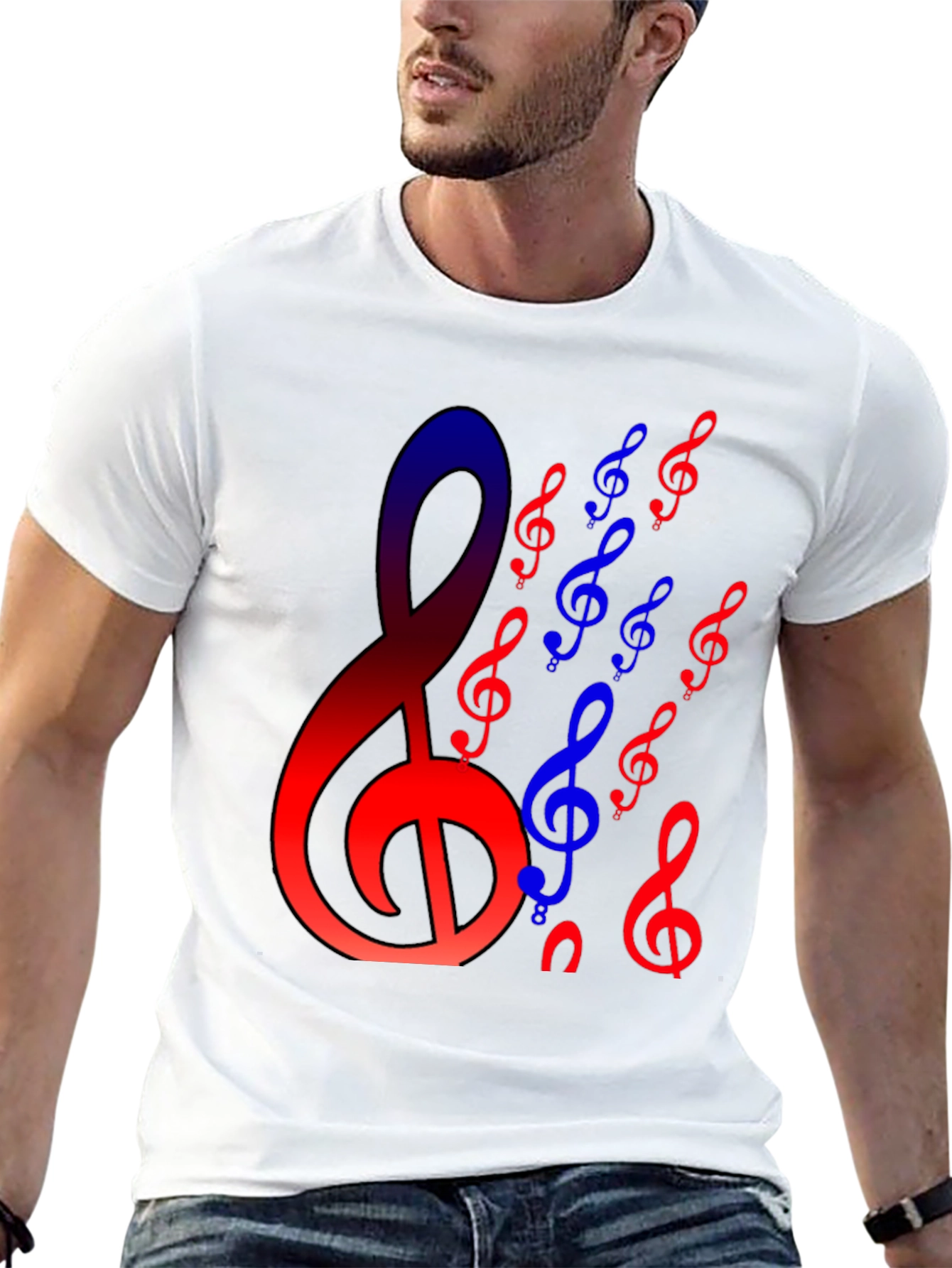 Musical Note Graphic T-Shirt - Stylish & Unique