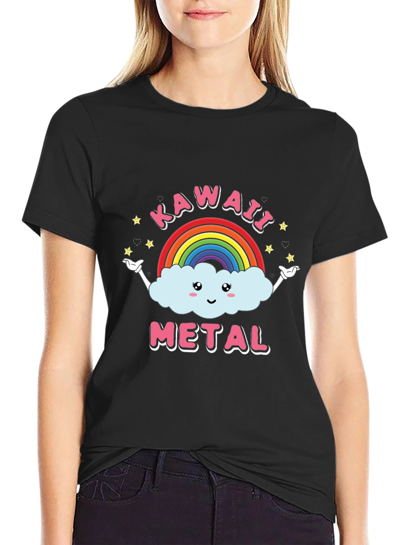 Kawaii Metal Black T-Shirt