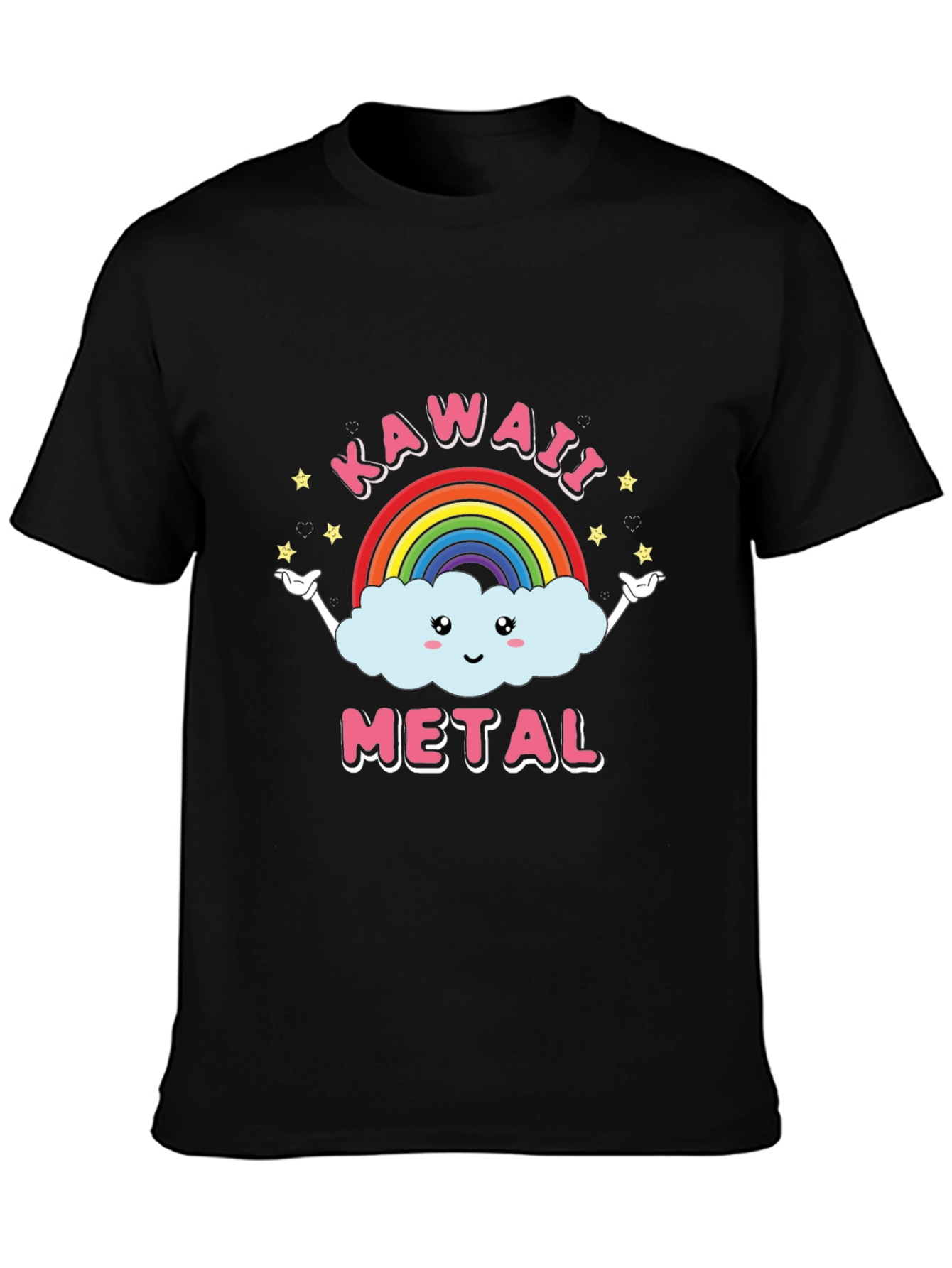 Kawaii Metal Black T-Shirt