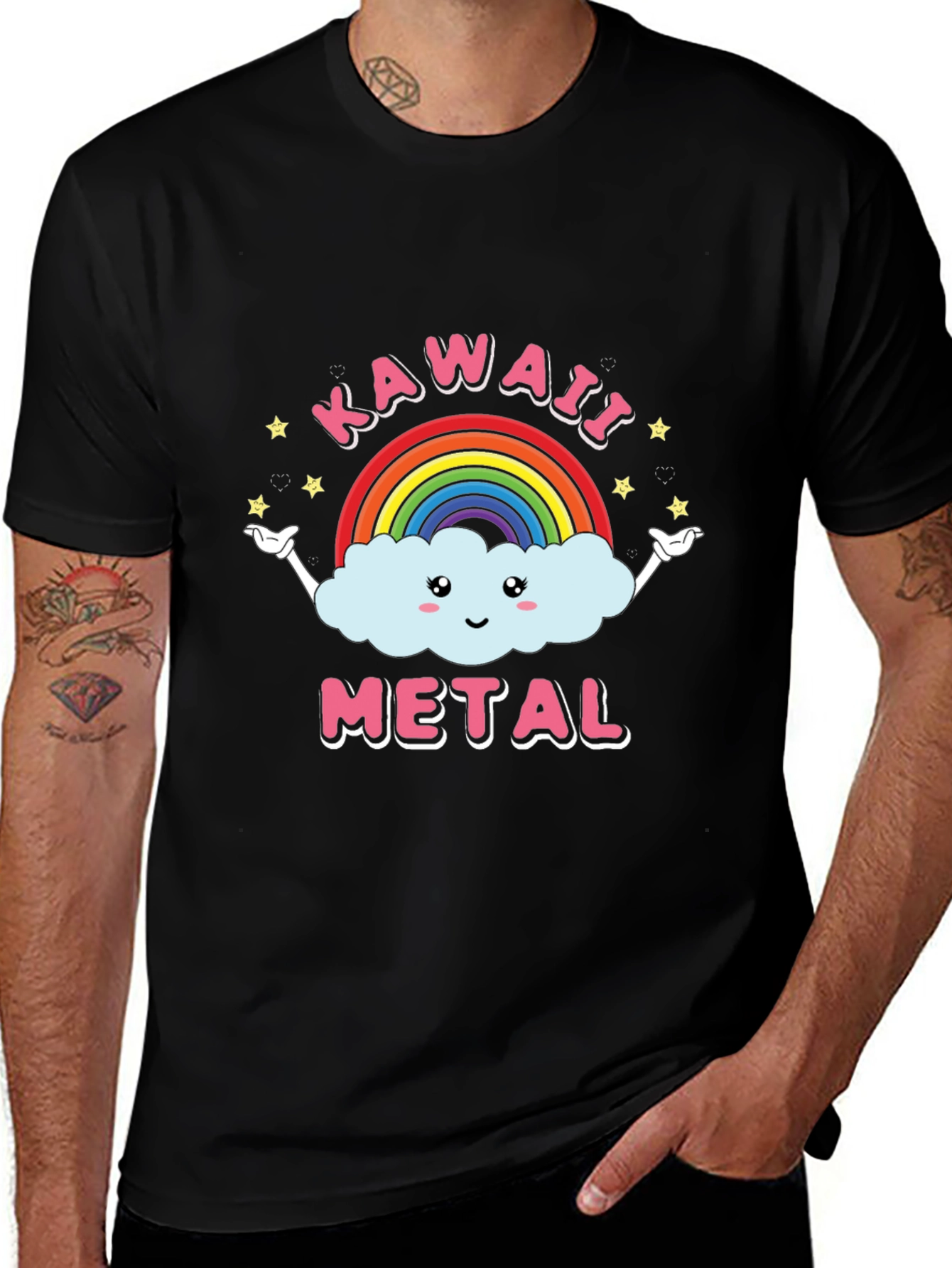 Kawaii Metal Black T-Shirt