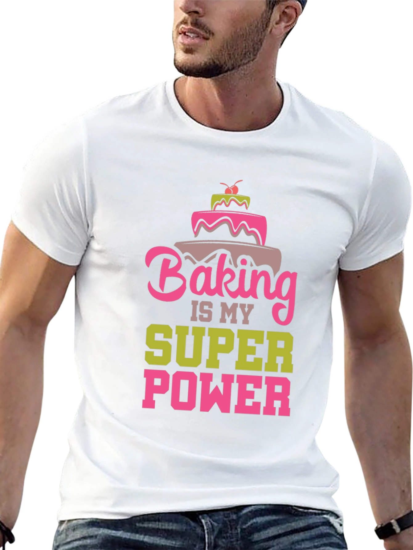Baking is My Superpower Graphic T-Shirt