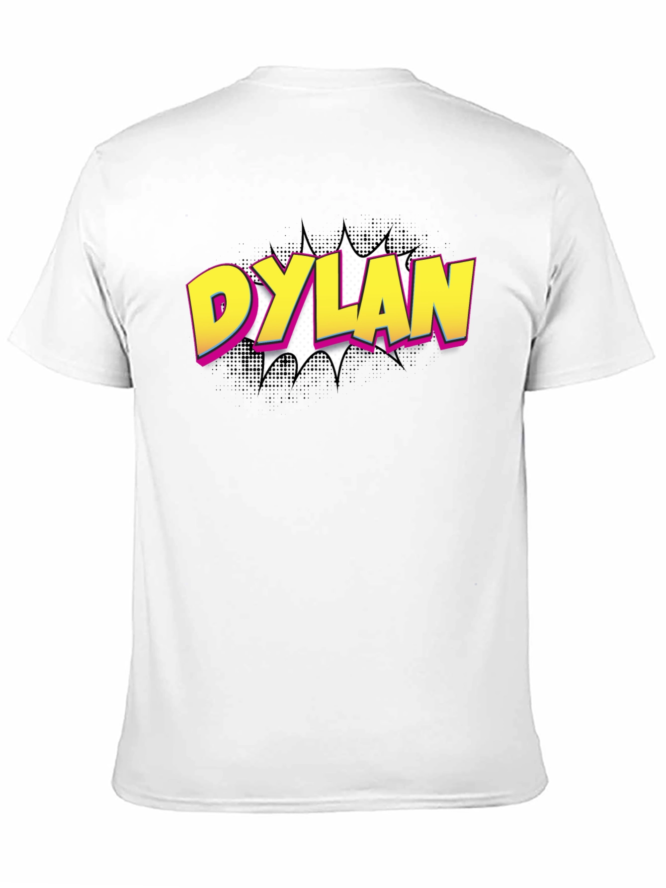 Dylan Comic Style Black T-Shirt