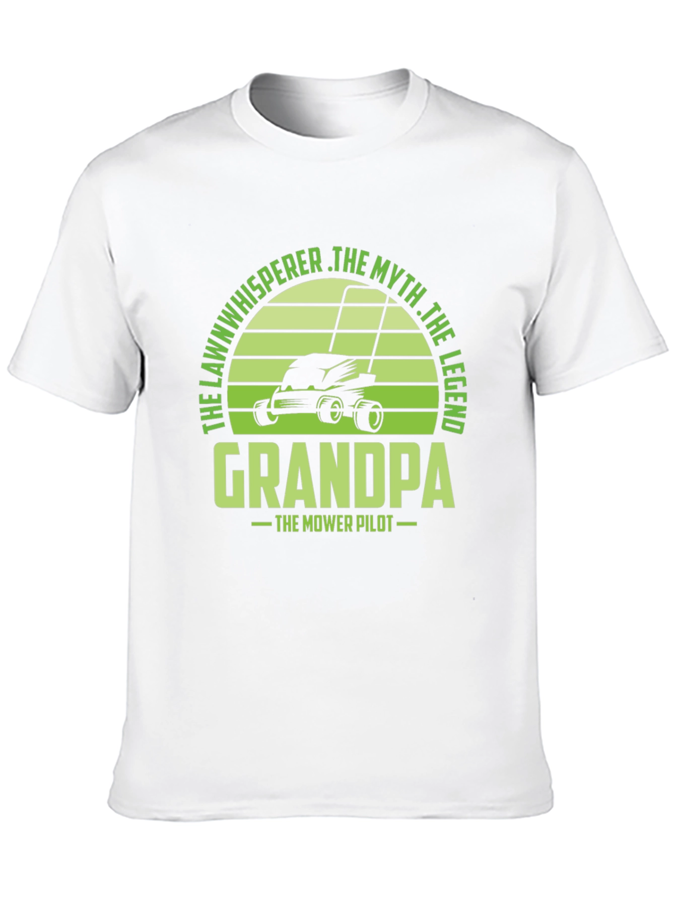 Grandpa Lawn Mower Pilot T-Shirt