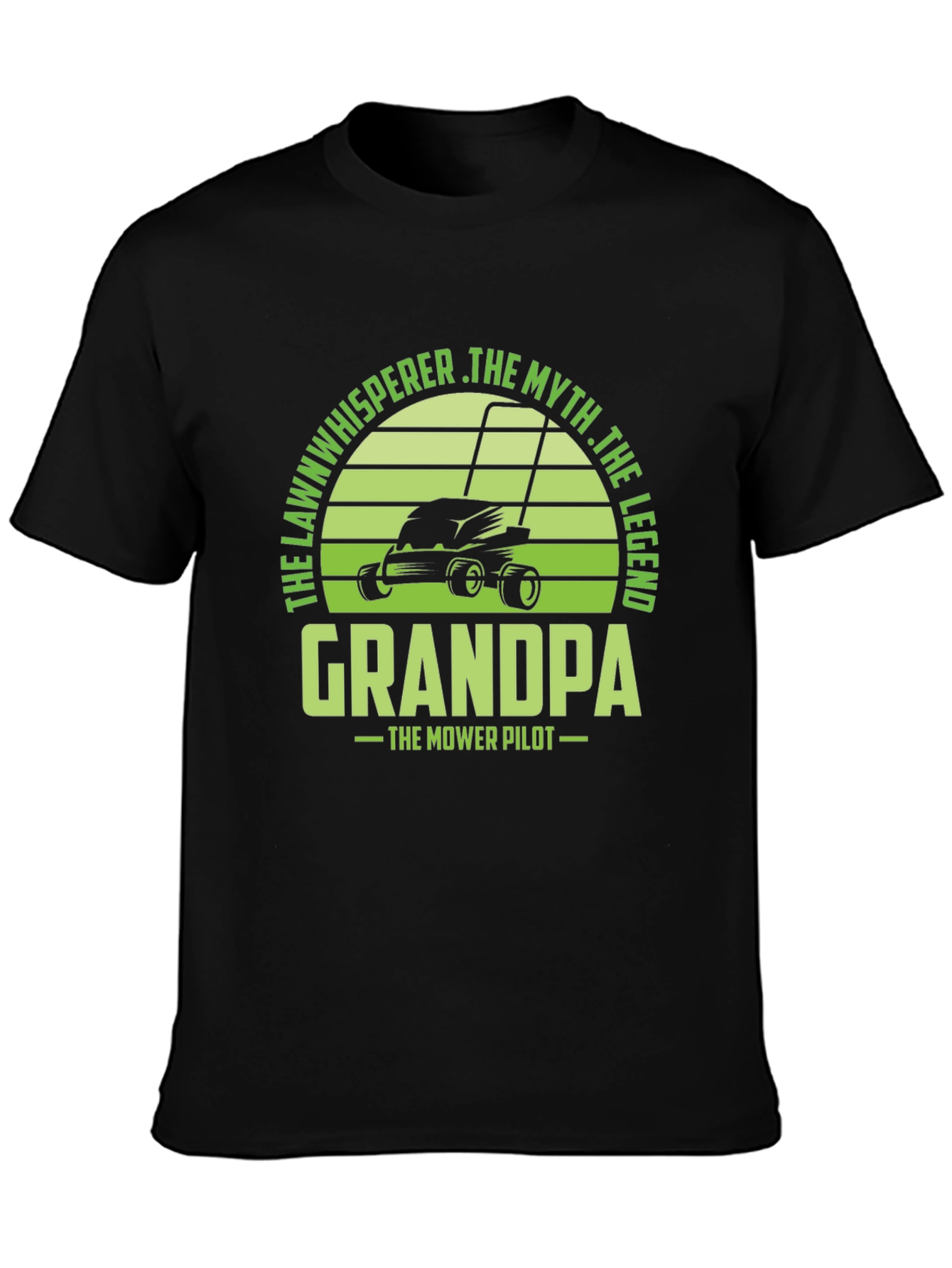 Grandpa Lawn Mower Pilot T-Shirt