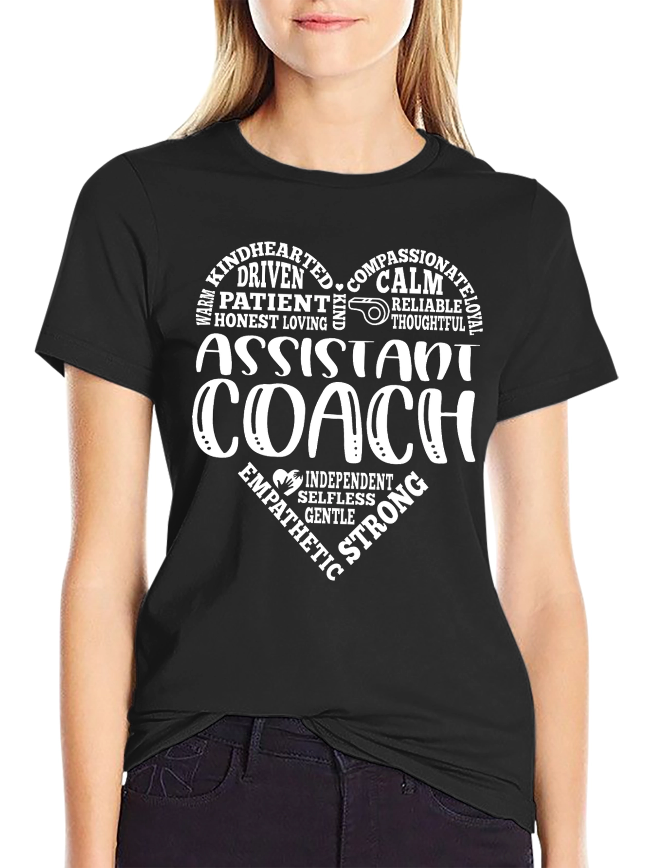 Assistant Coach Heart T-Shirt