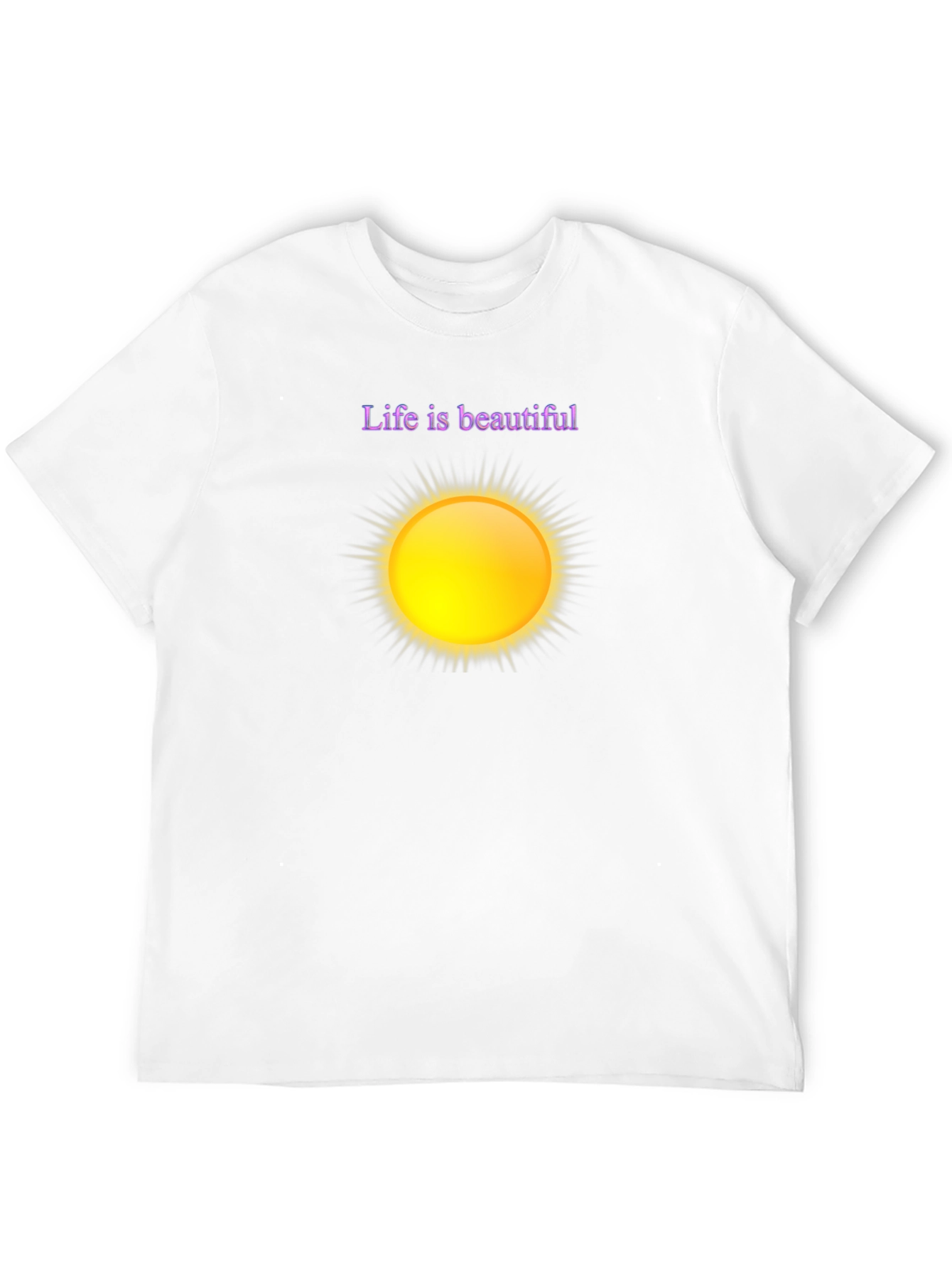 Life is Beautiful Graphic Tee - Black