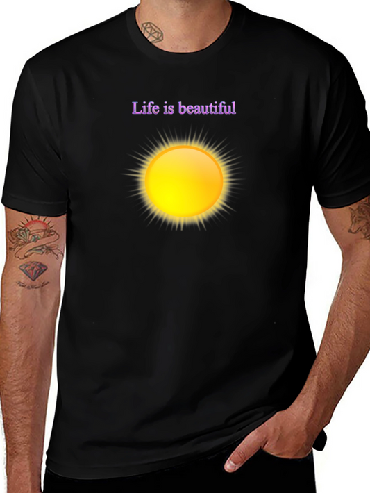 Life is Beautiful Graphic Tee - Black