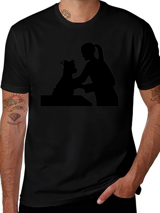 Dog Groomer Silhouette T-Shirt
