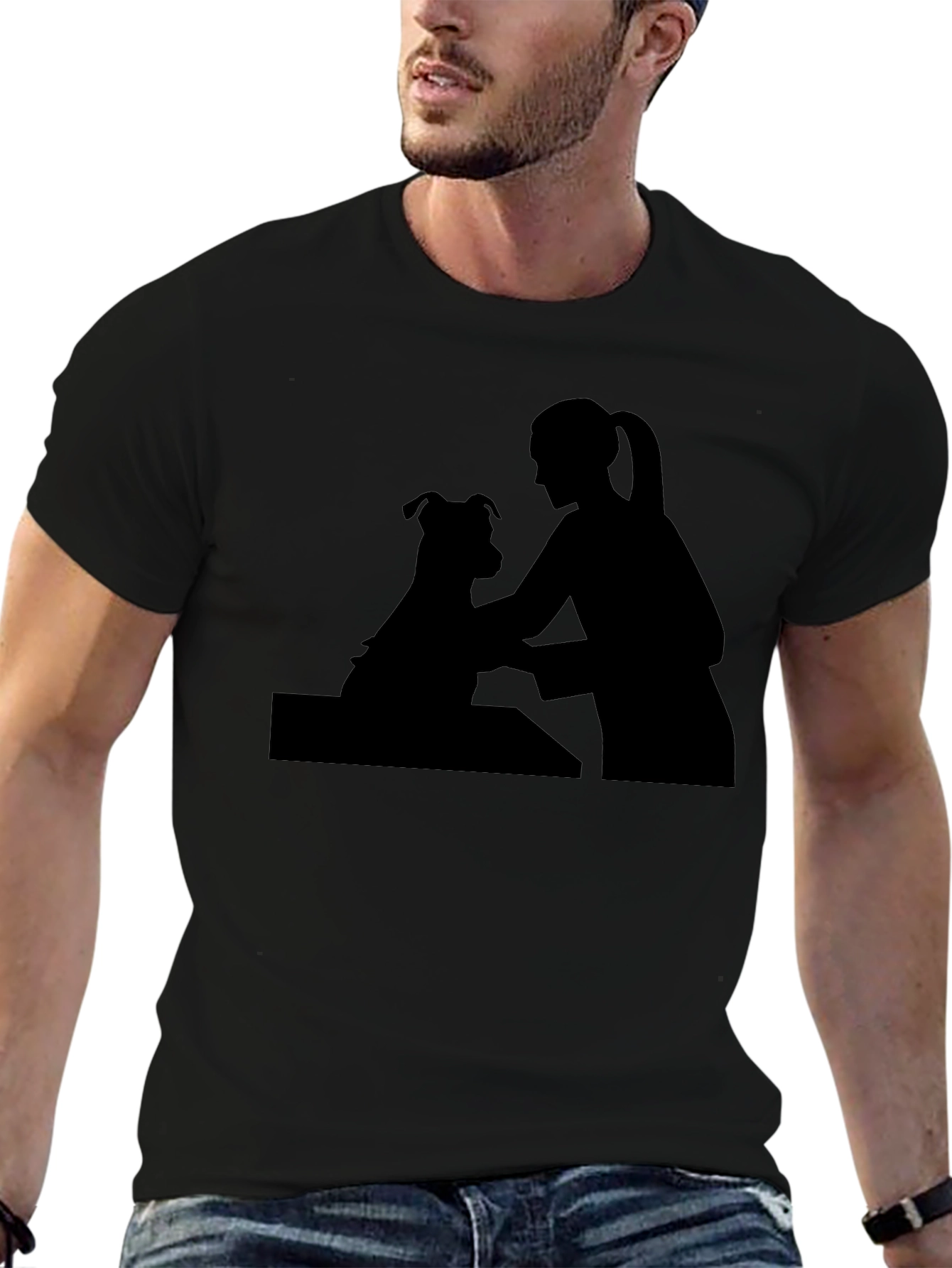 Dog Groomer Silhouette T-Shirt