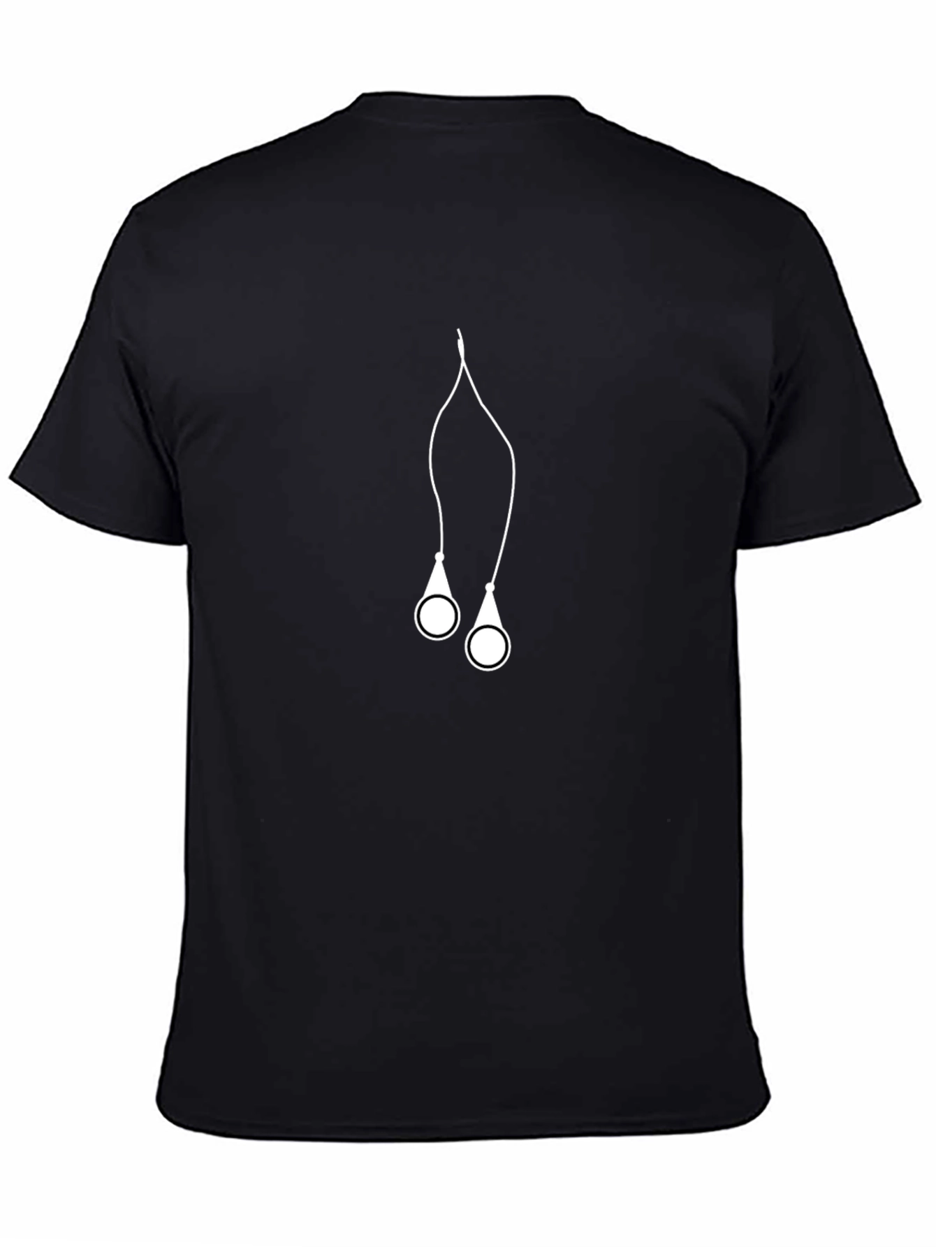 Minimalist Pendant Lights Design Black T-Shirt