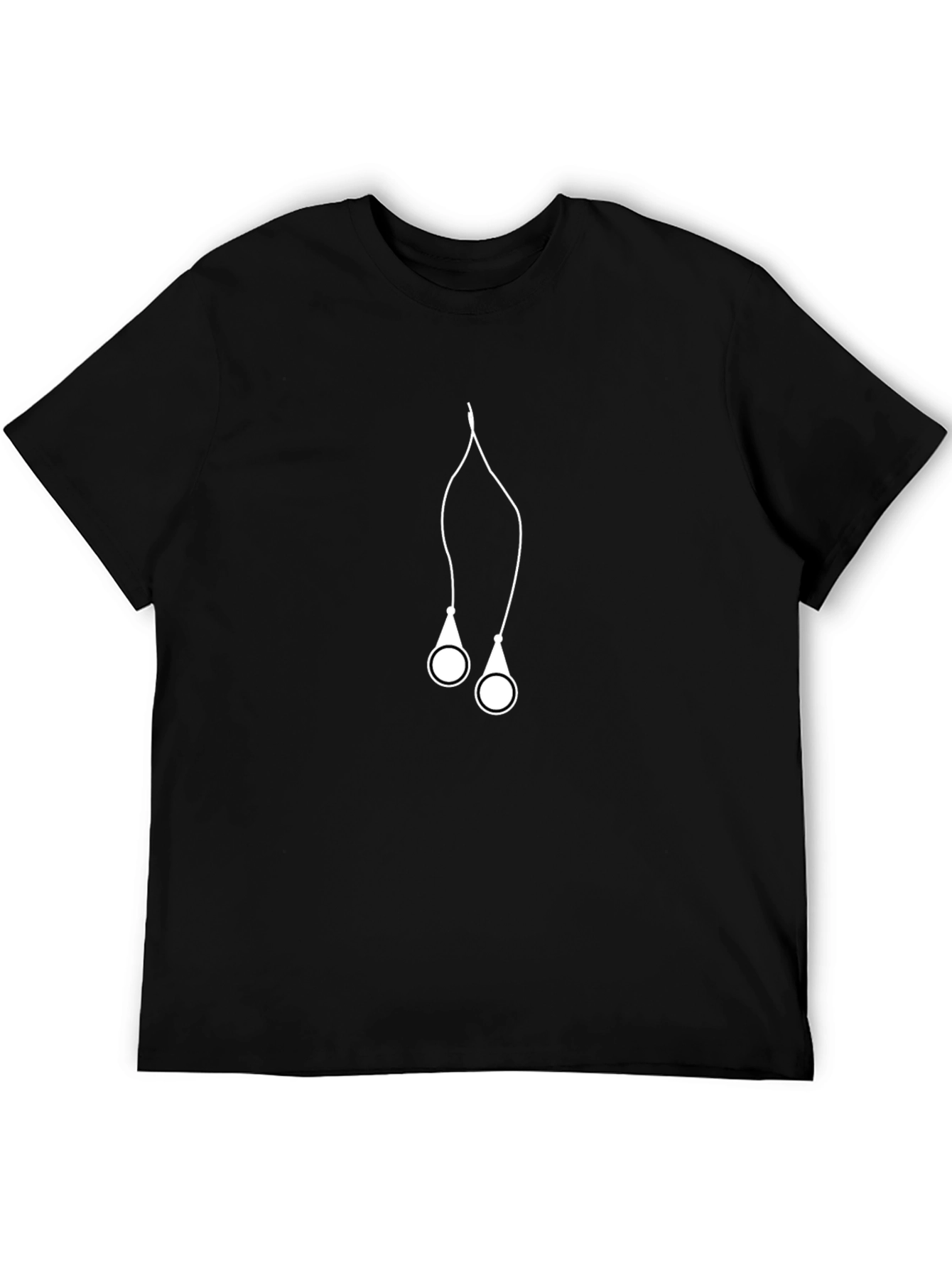 Minimalist Pendant Lights Design Black T-Shirt