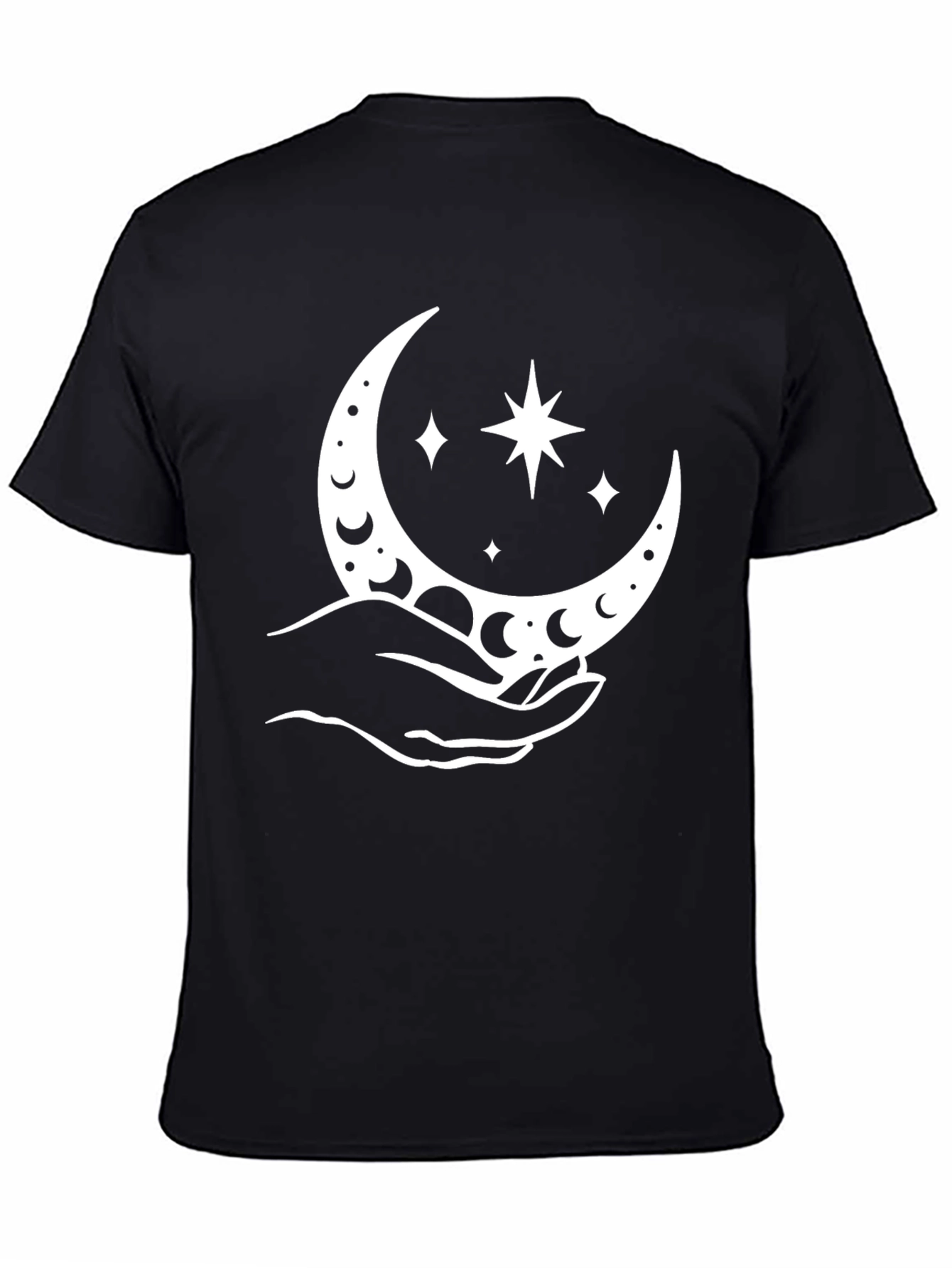 Moon & Stars Graphic Tee - Black