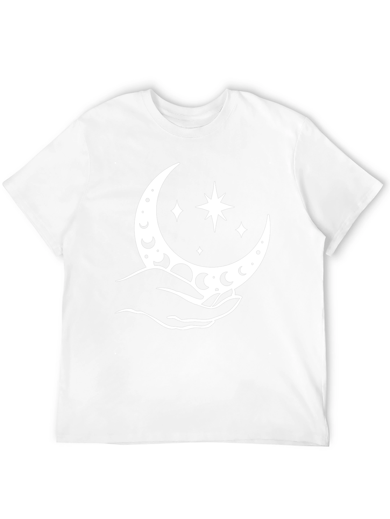 Moon & Stars Graphic Tee - Black