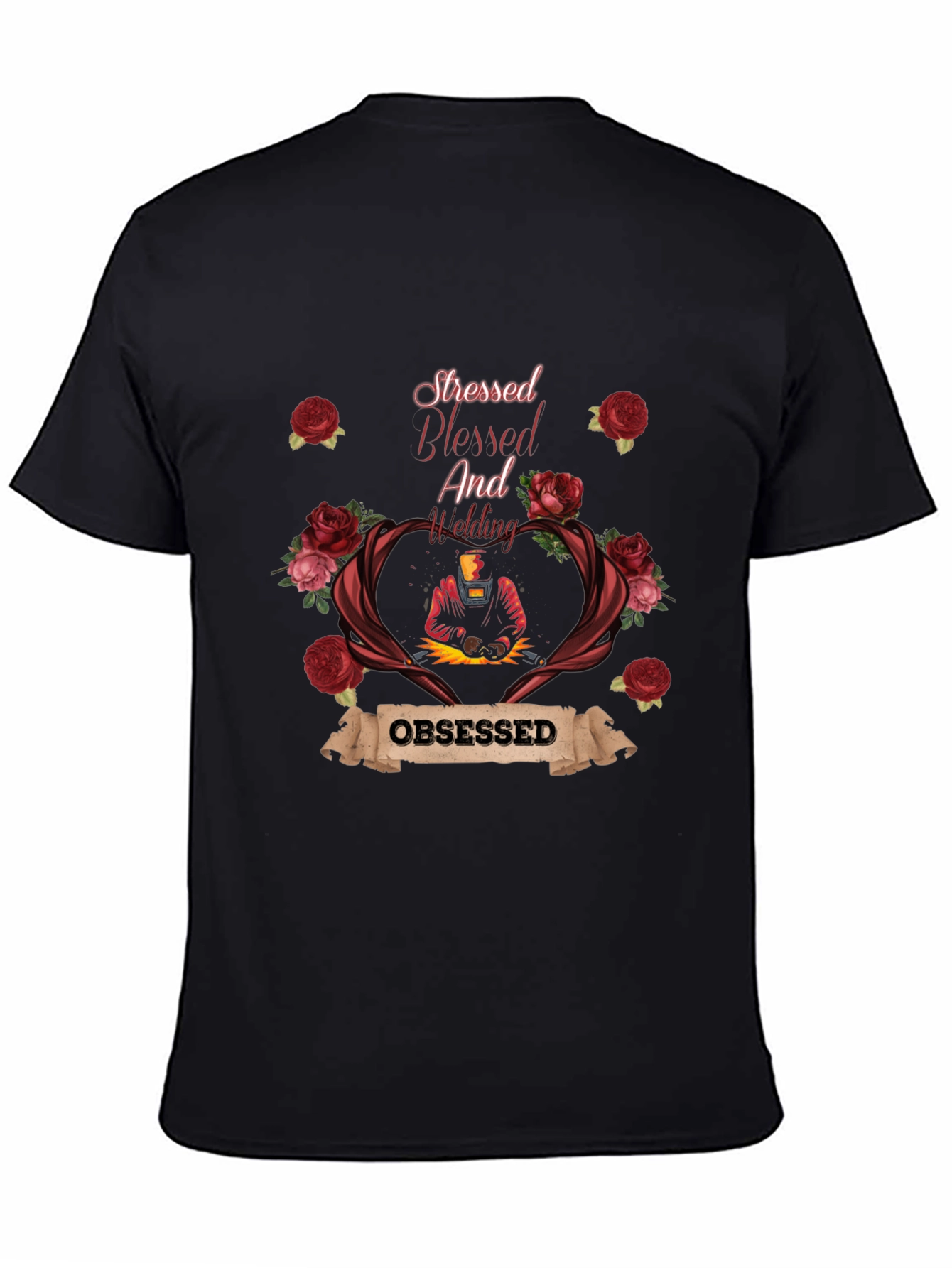 Stressed Blessed And Welding Obsessed T-Shirt