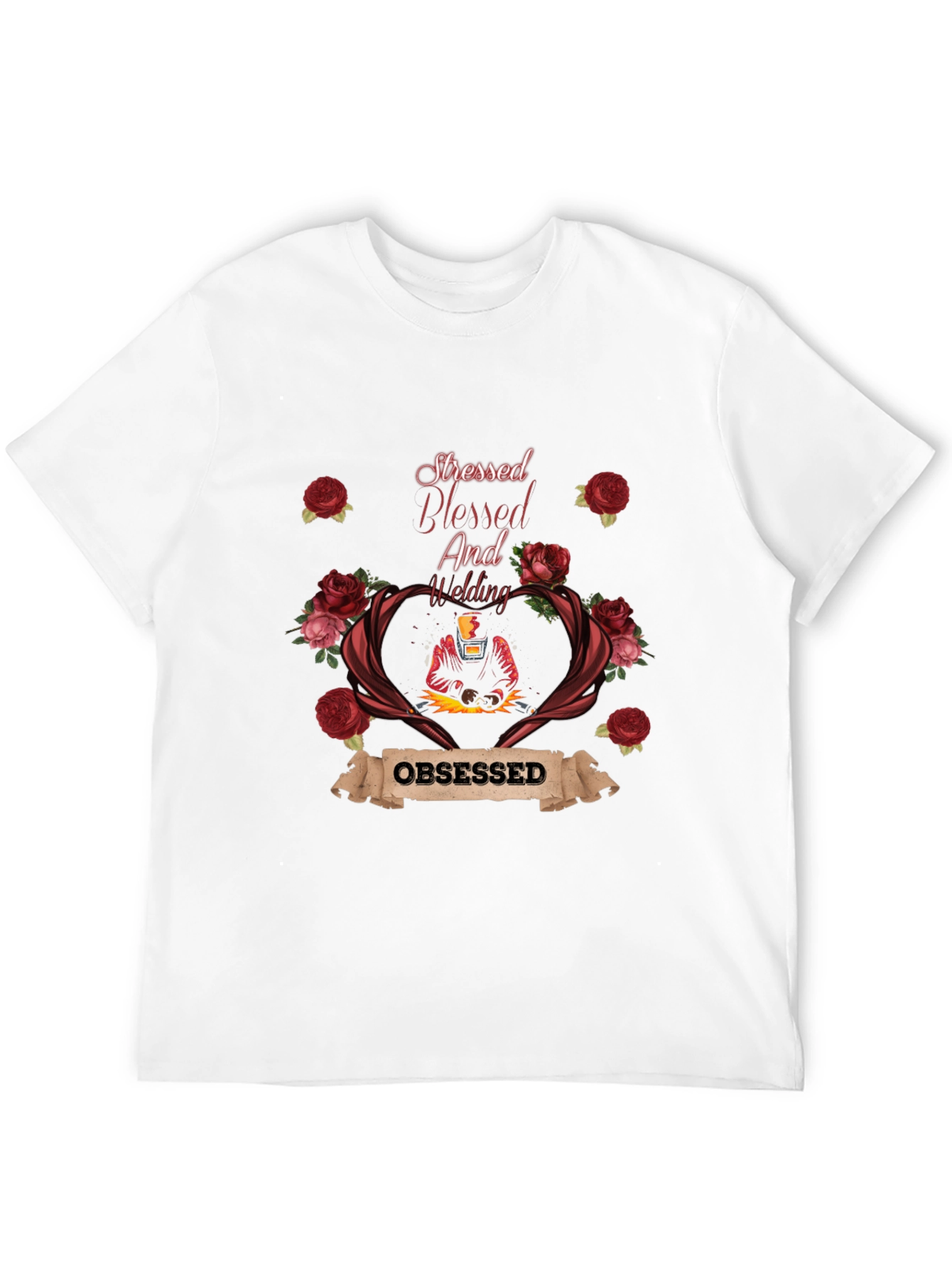 Stressed Blessed And Welding Obsessed T-Shirt