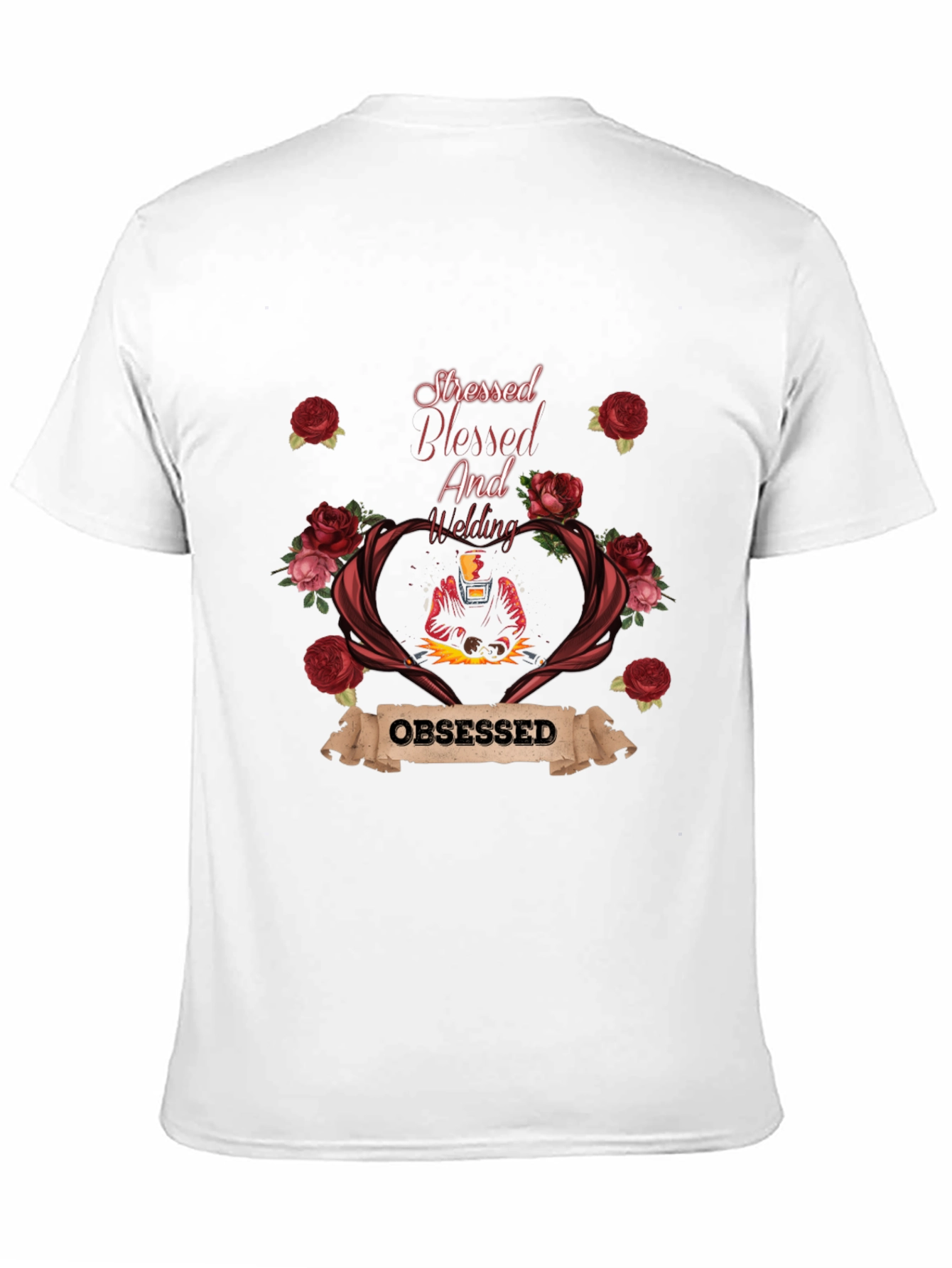 Stressed Blessed And Welding Obsessed T-Shirt