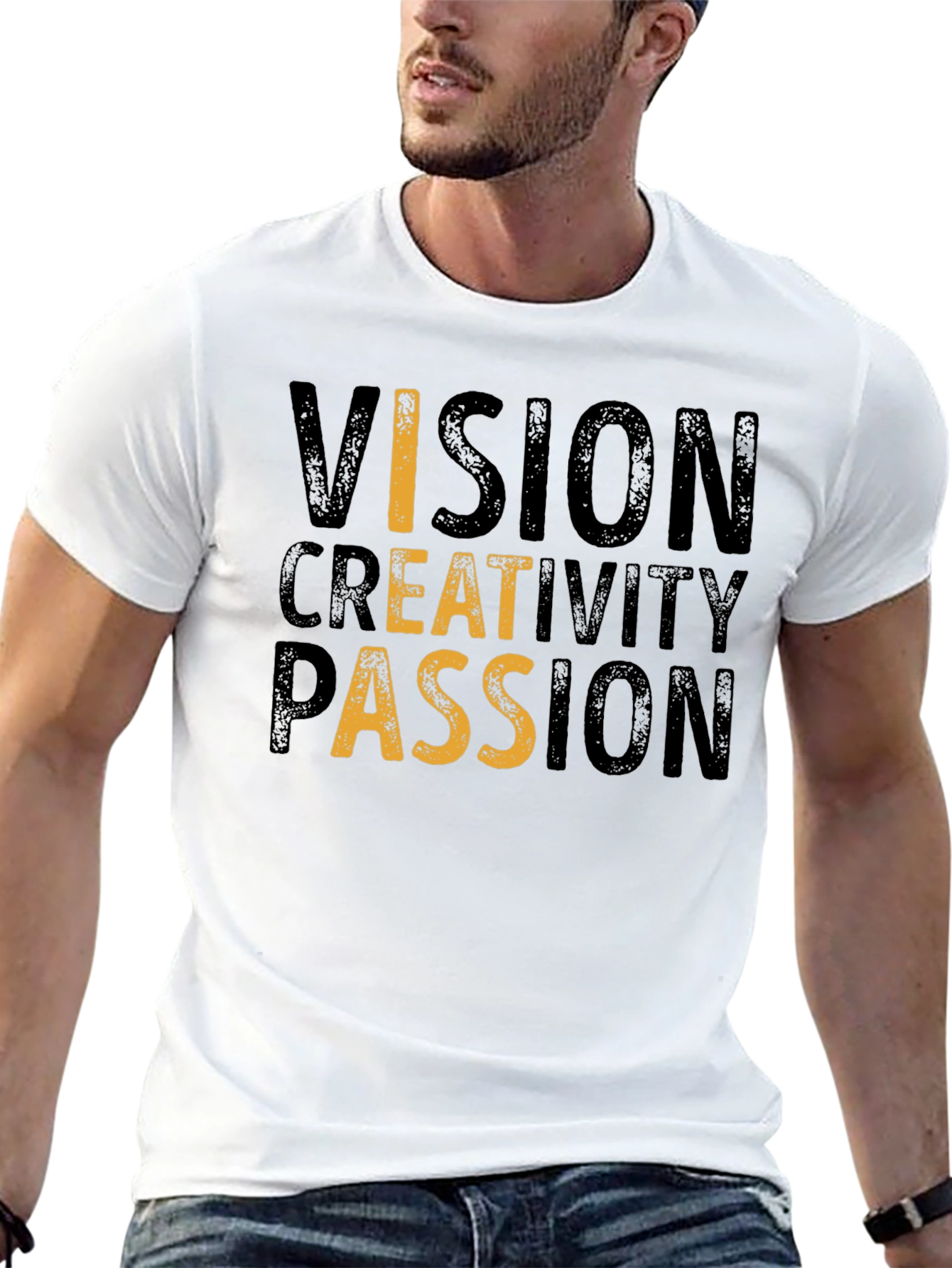 Vision Creativity Passion Graphic Tee