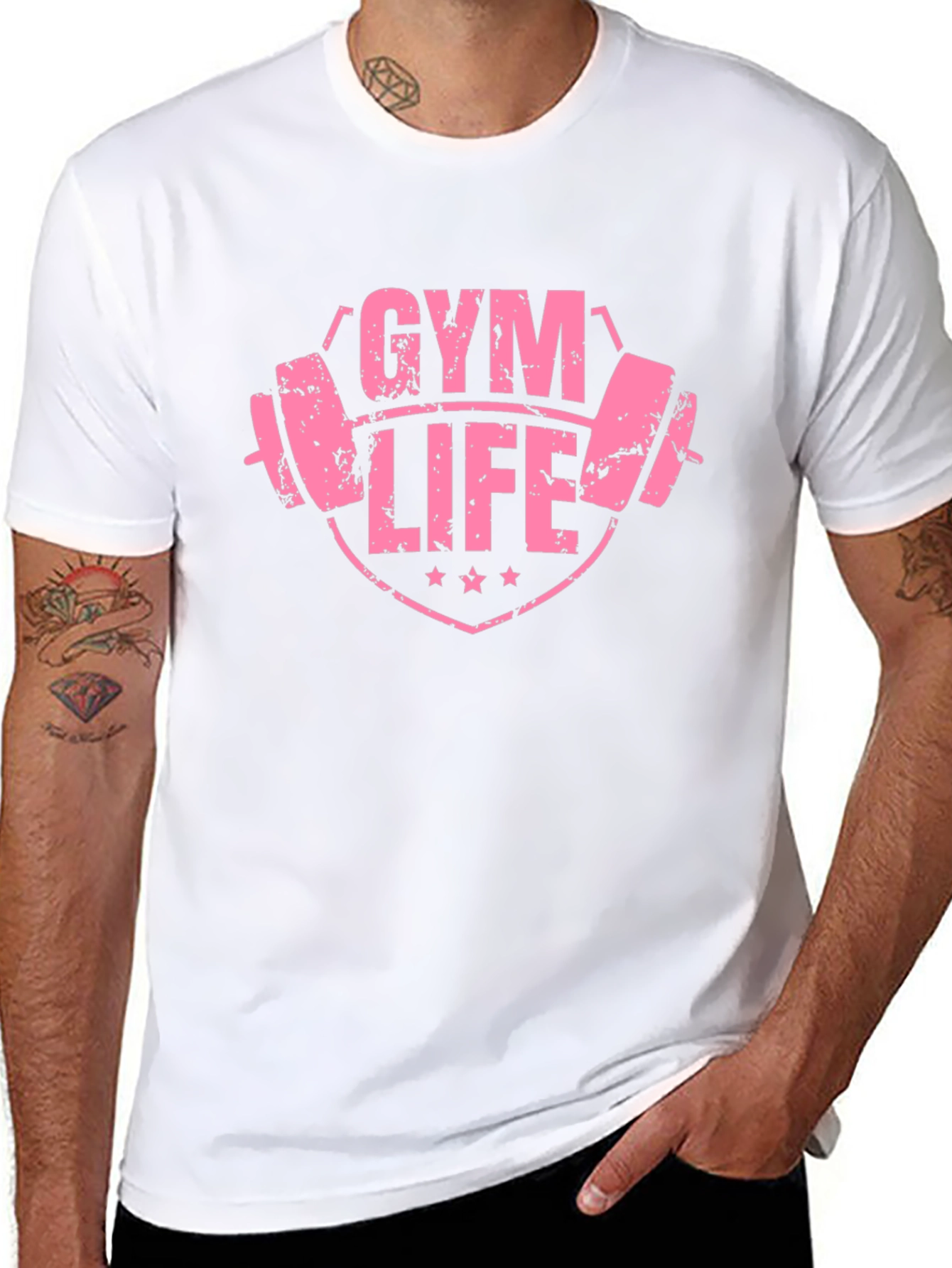 Gym Life Graphic T-Shirt