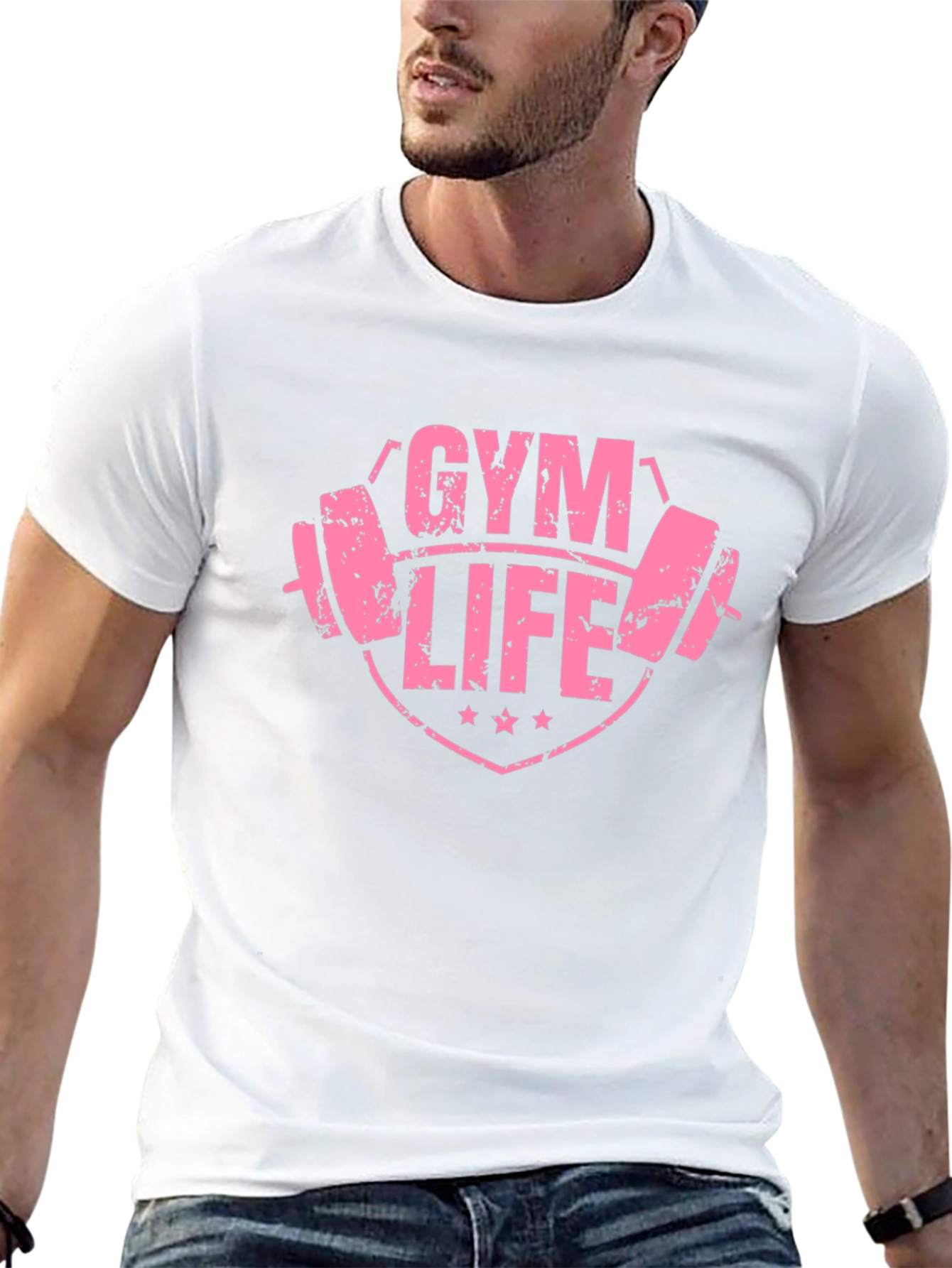 Gym Life Graphic T-Shirt