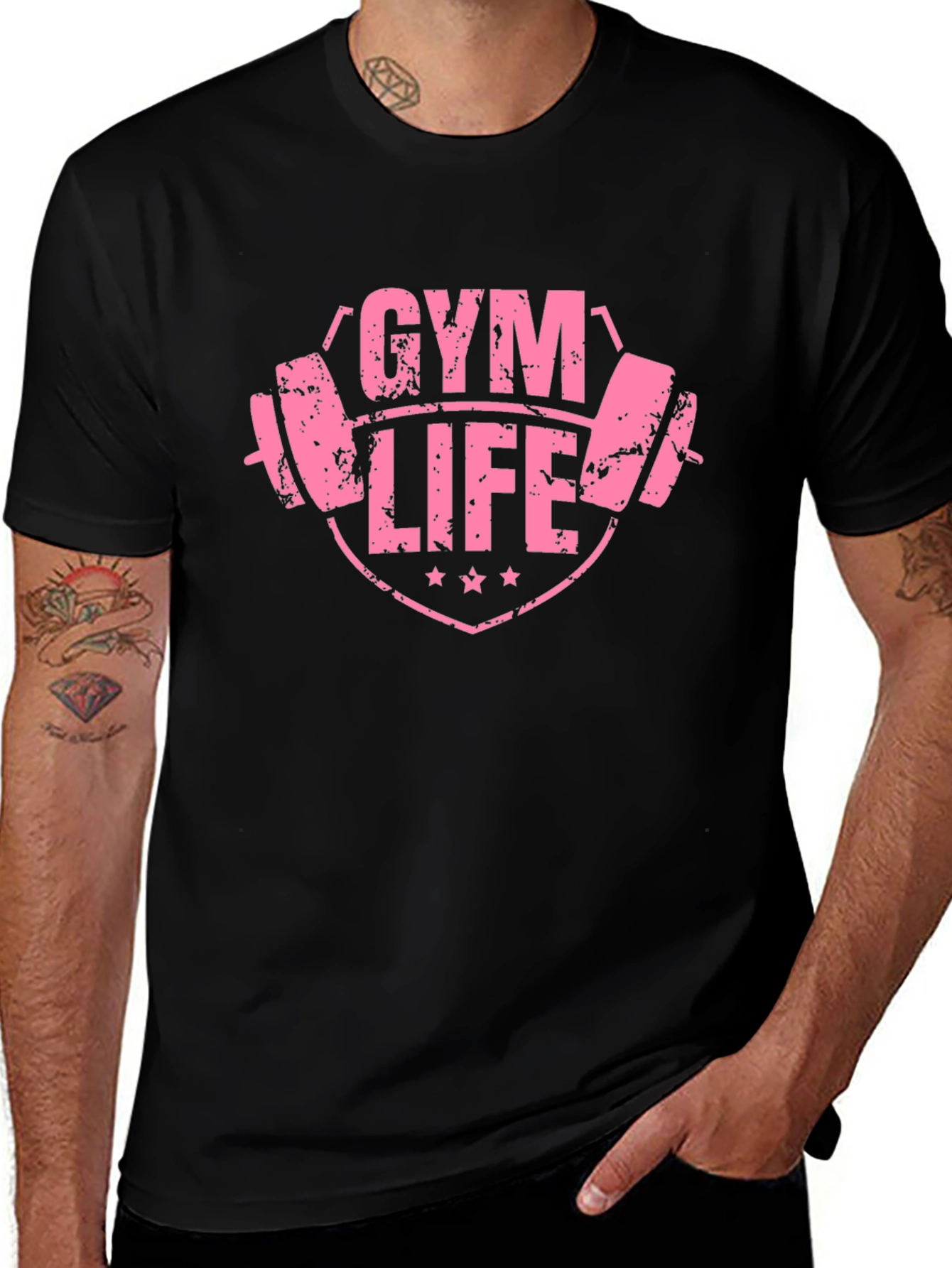Gym Life Graphic T-Shirt