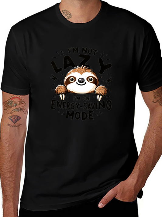 Sloth Energy Saving Mode Graphic Tee