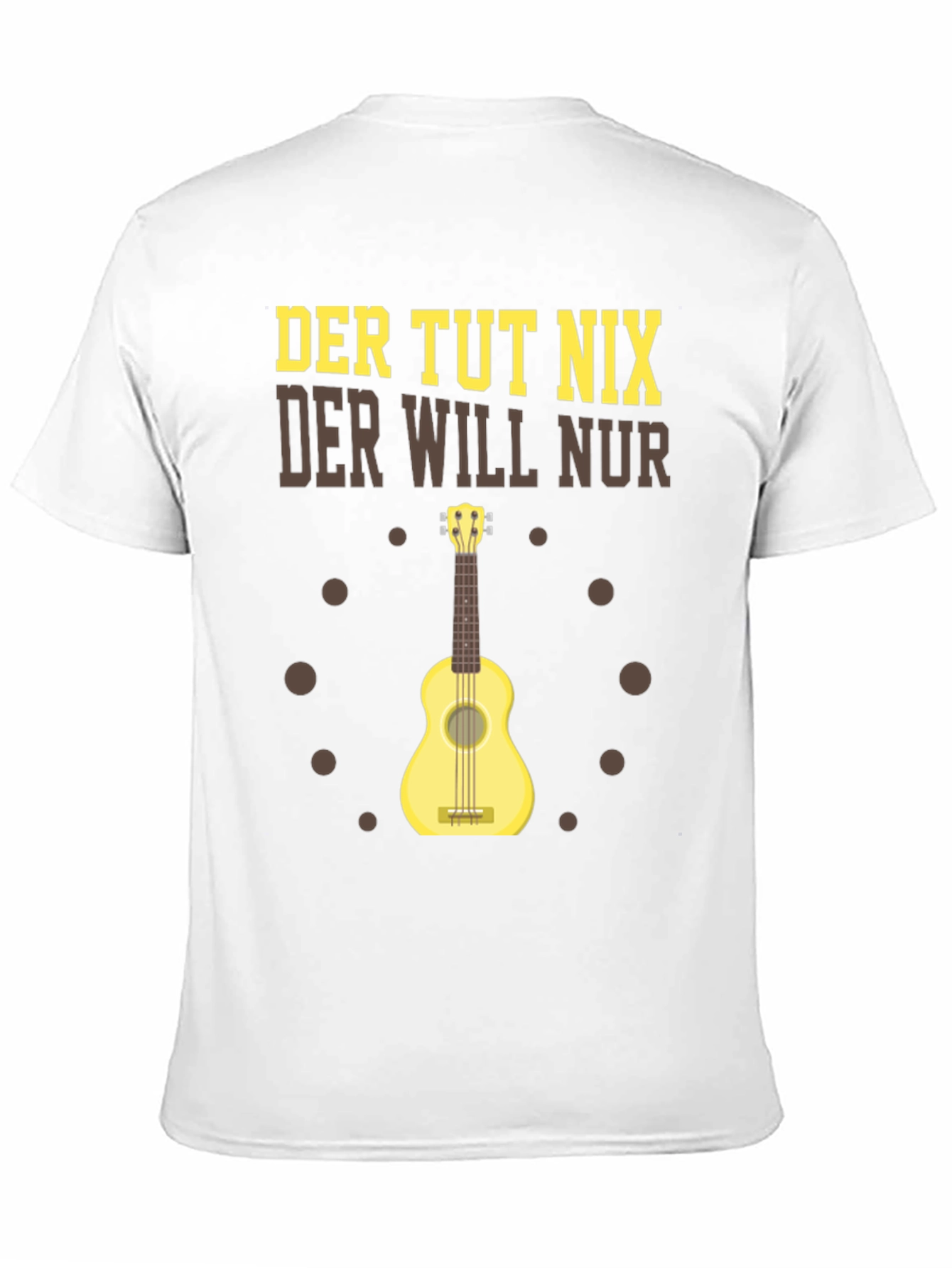 Der Tut Nix Graphic T-Shirt Ukulele Player