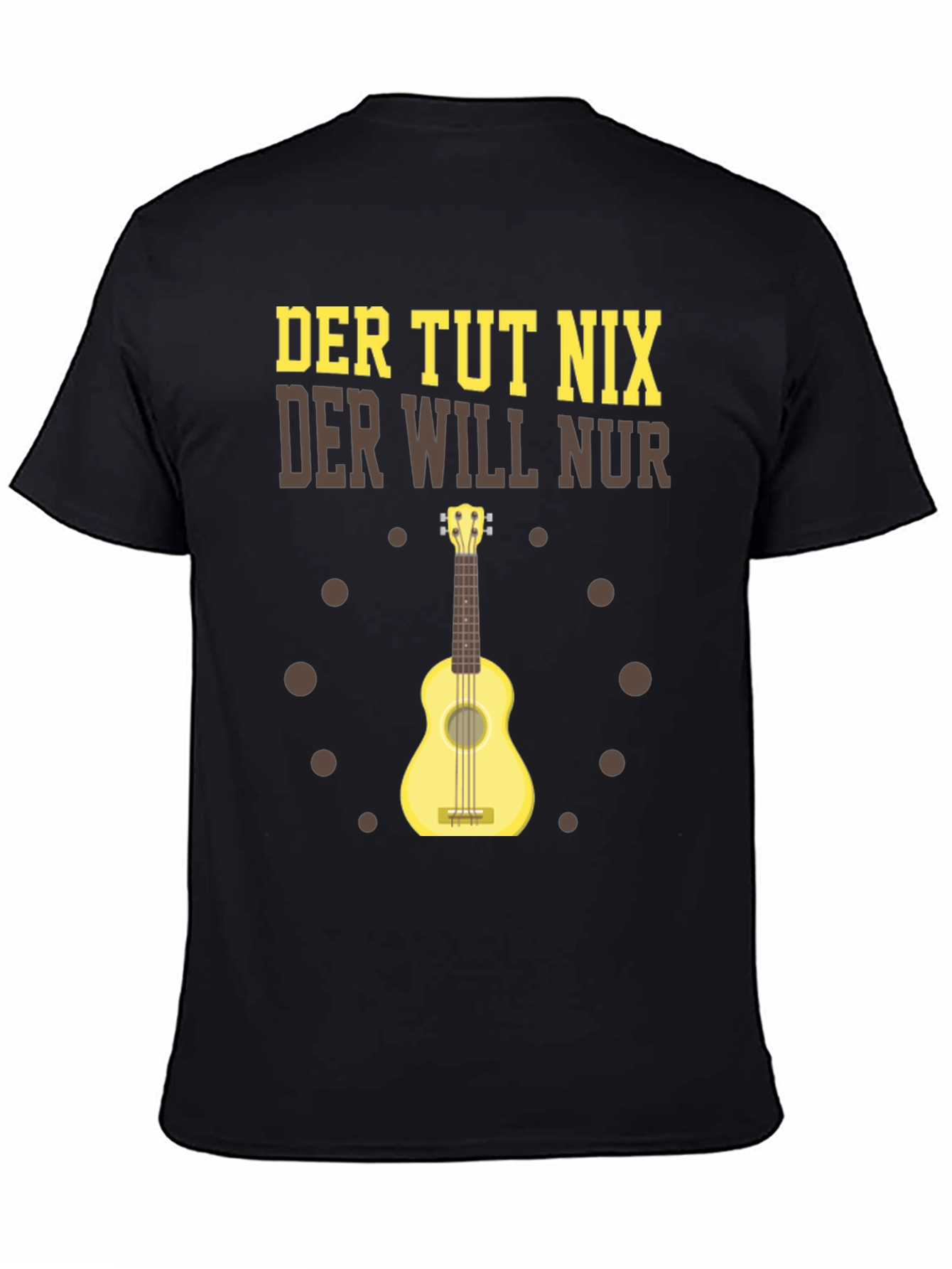 Der Tut Nix Graphic T-Shirt Ukulele Player
