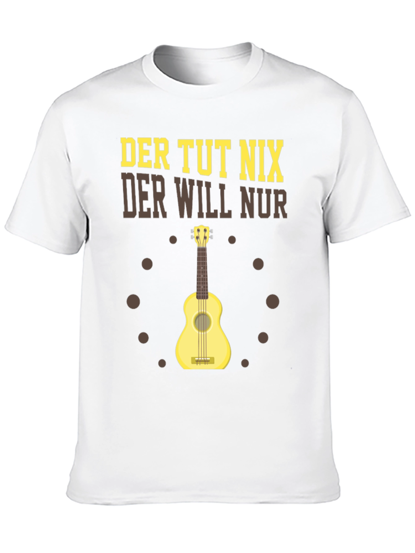 Der Tut Nix Graphic T-Shirt Ukulele Player