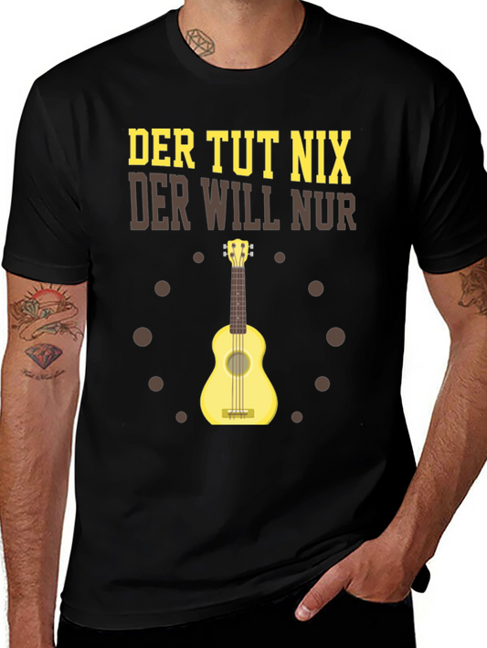 Der Tut Nix Graphic T-Shirt Ukulele Player