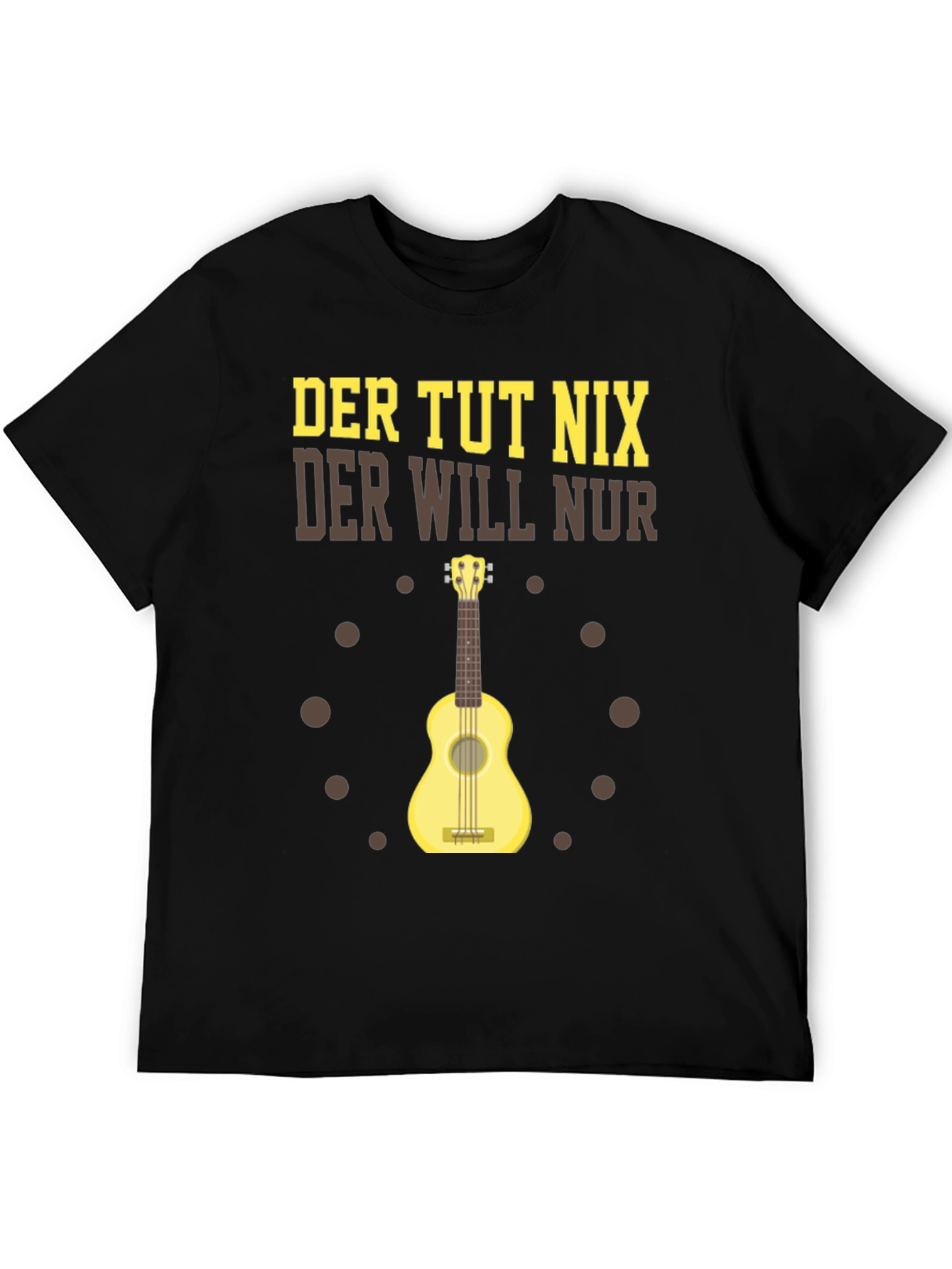 Der Tut Nix Graphic T-Shirt Ukulele Player