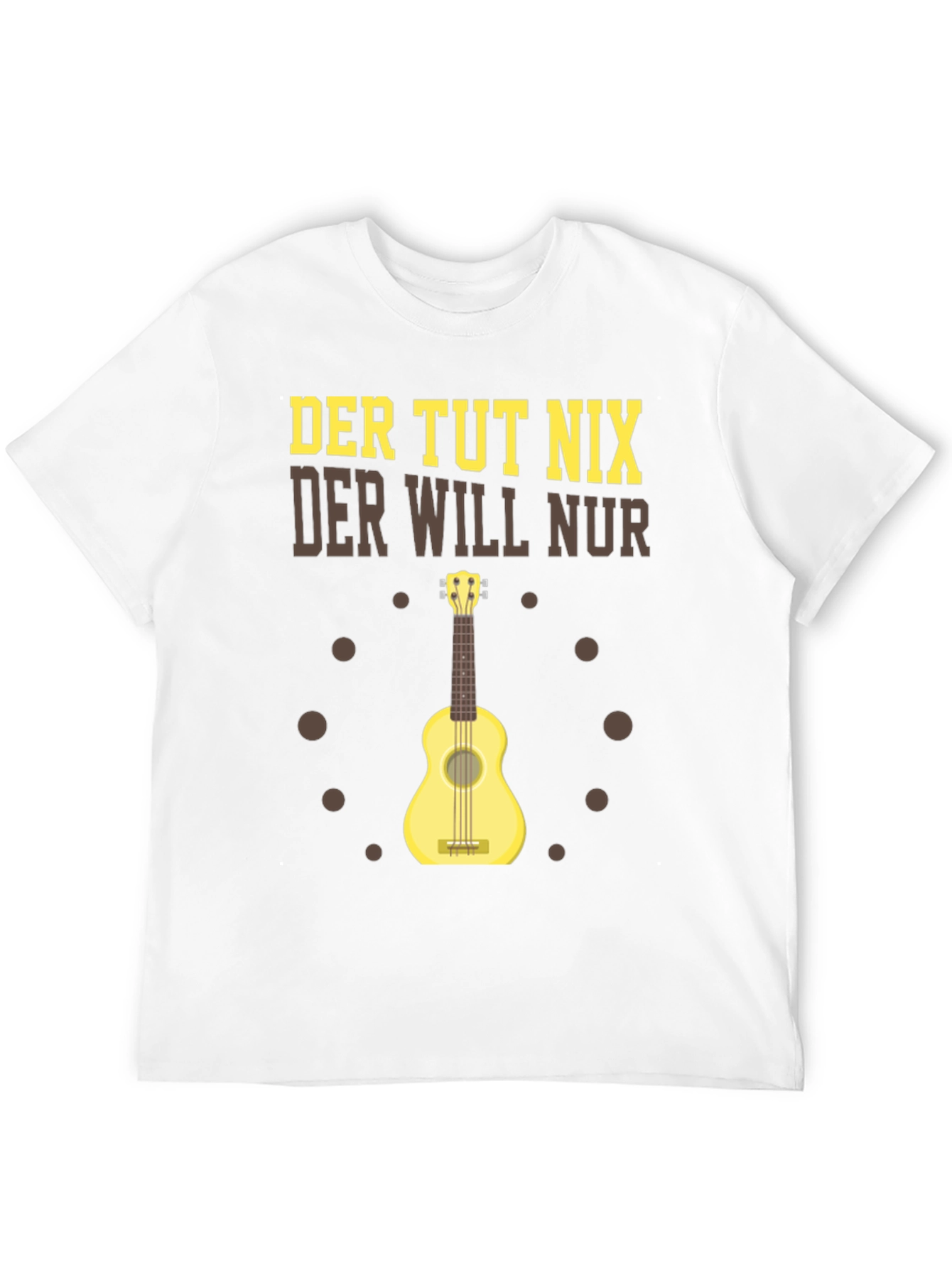 Der Tut Nix Graphic T-Shirt Ukulele Player