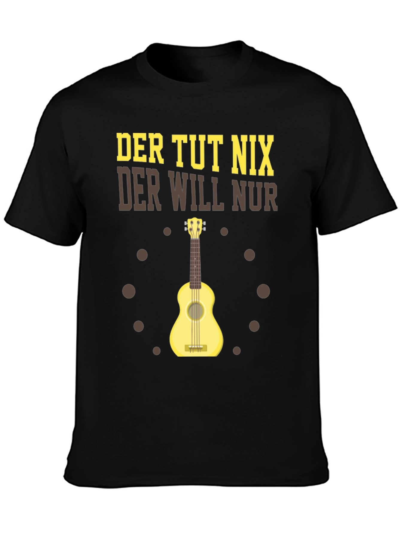 Der Tut Nix Graphic T-Shirt Ukulele Player