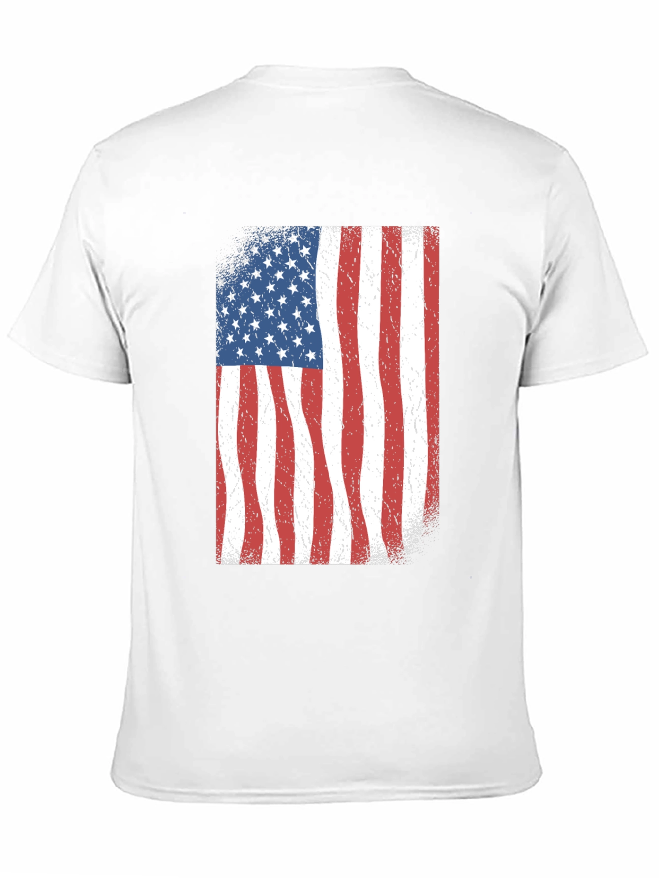 American Flag Graphic Black T-Shirt