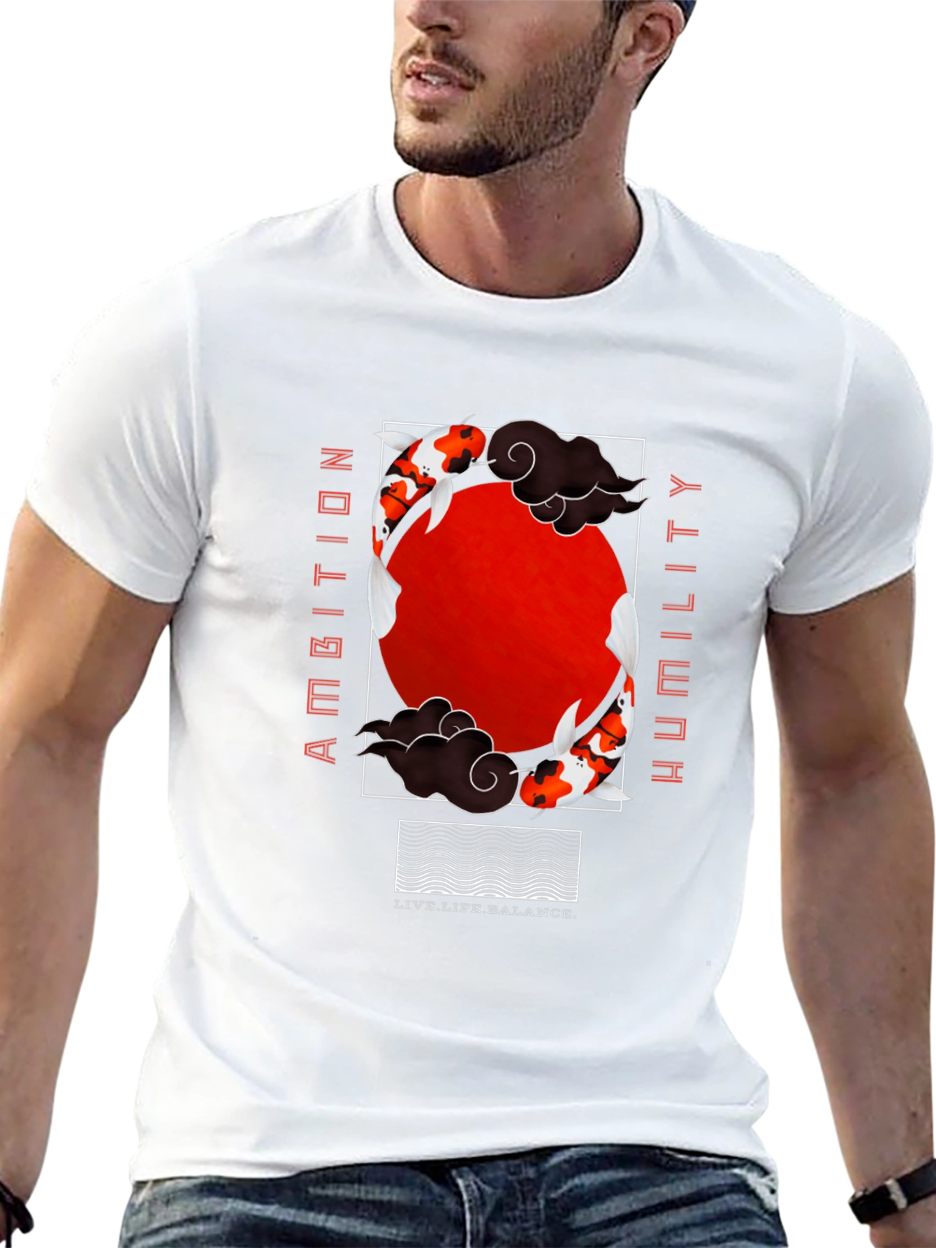 Ambition Humility Koi Fish T-Shirt