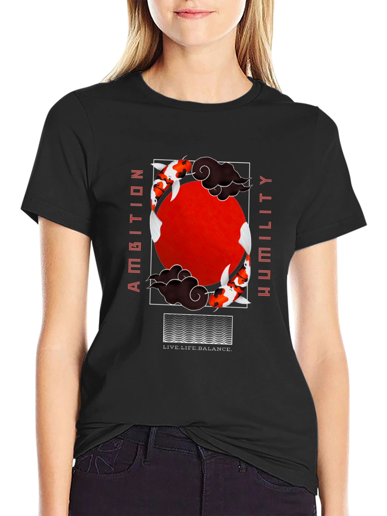 Ambition Humility Koi Fish T-Shirt