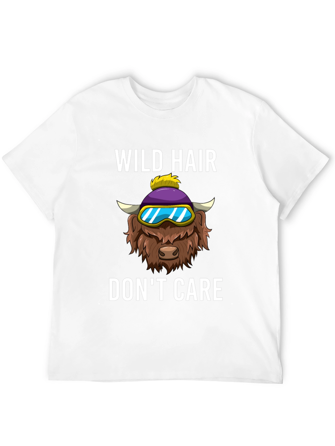 Wild Hair Dont Care Graphic Tee