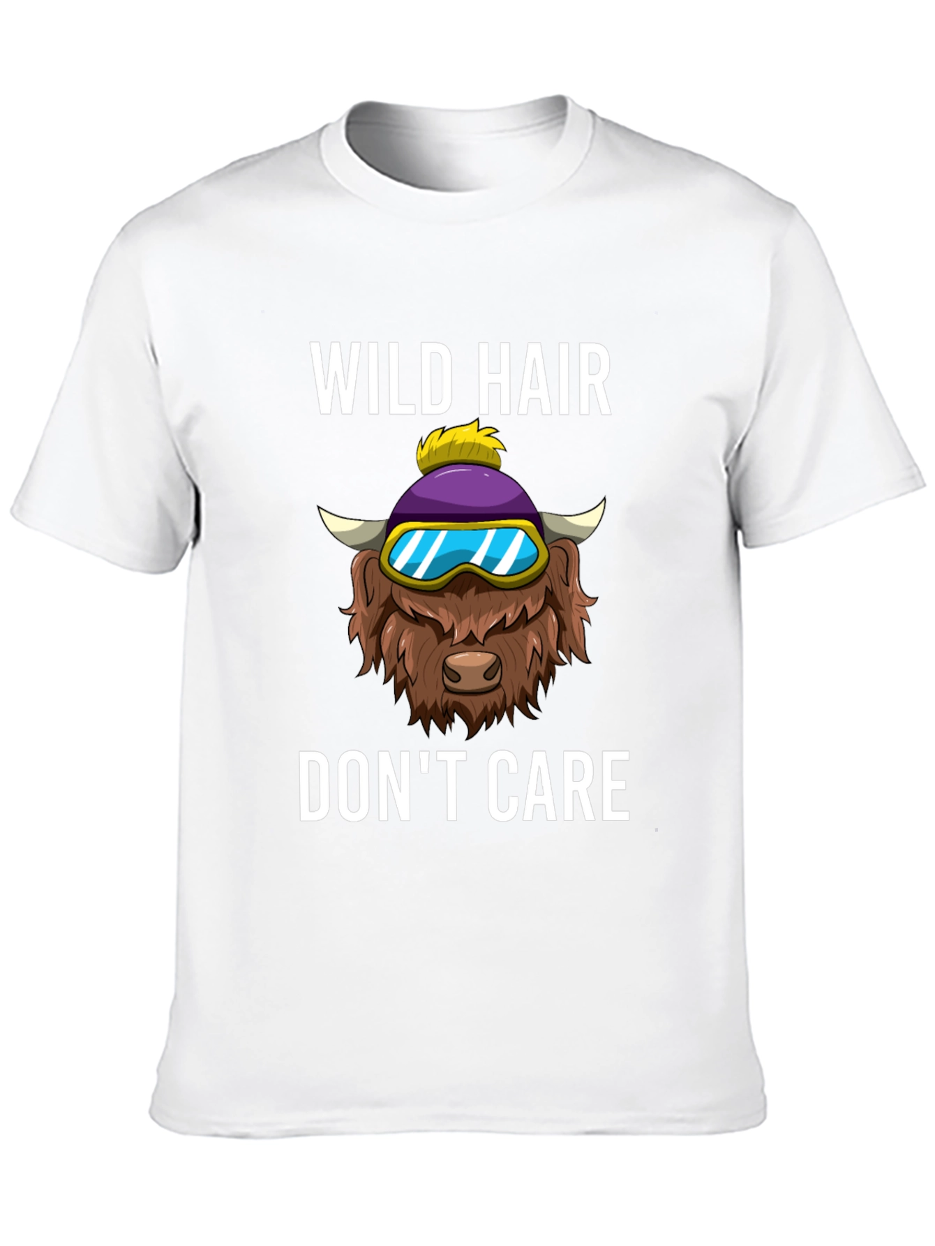 Wild Hair Dont Care Graphic Tee