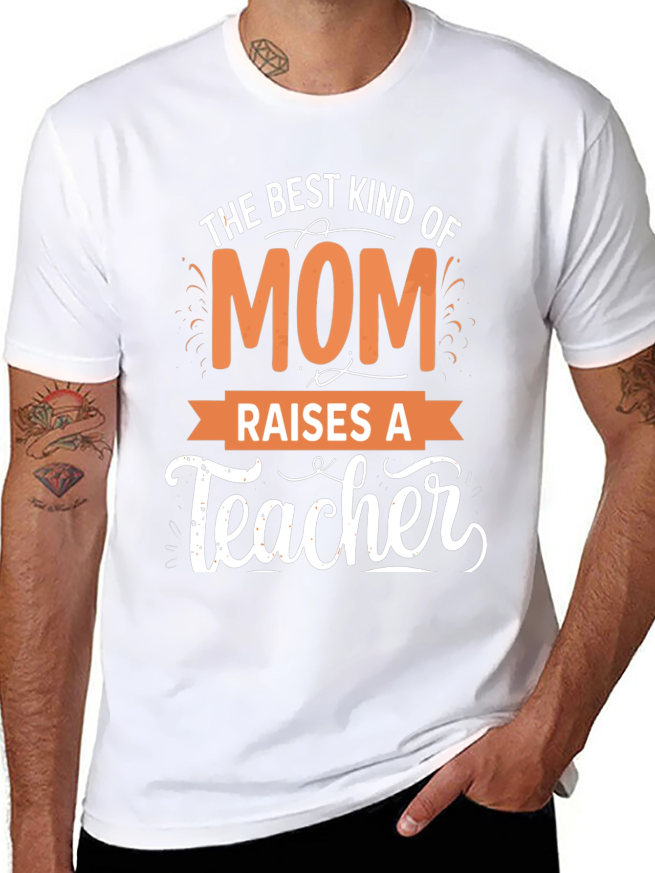 Best Mom Raises a Teacher T-Shirt