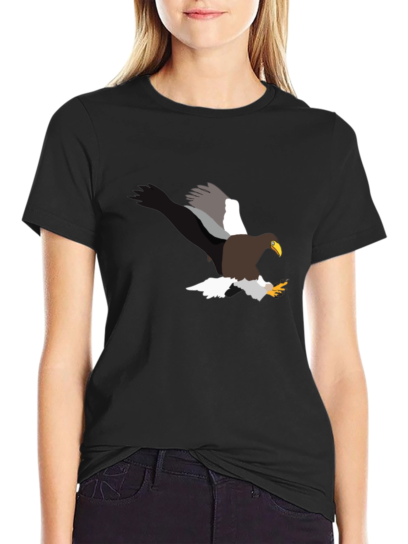 Eagle Graphic Black T-Shirt