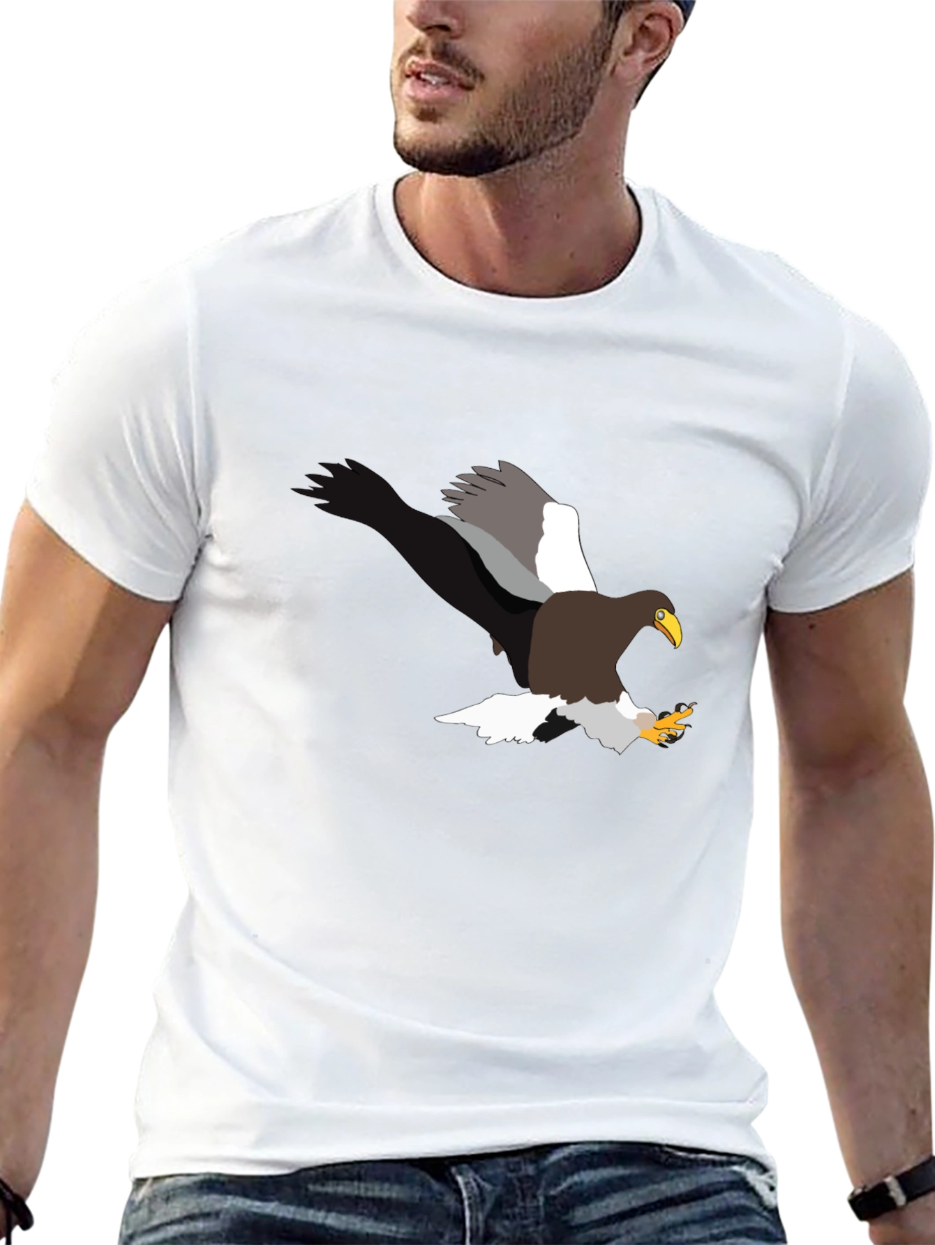 Eagle Graphic Black T-Shirt