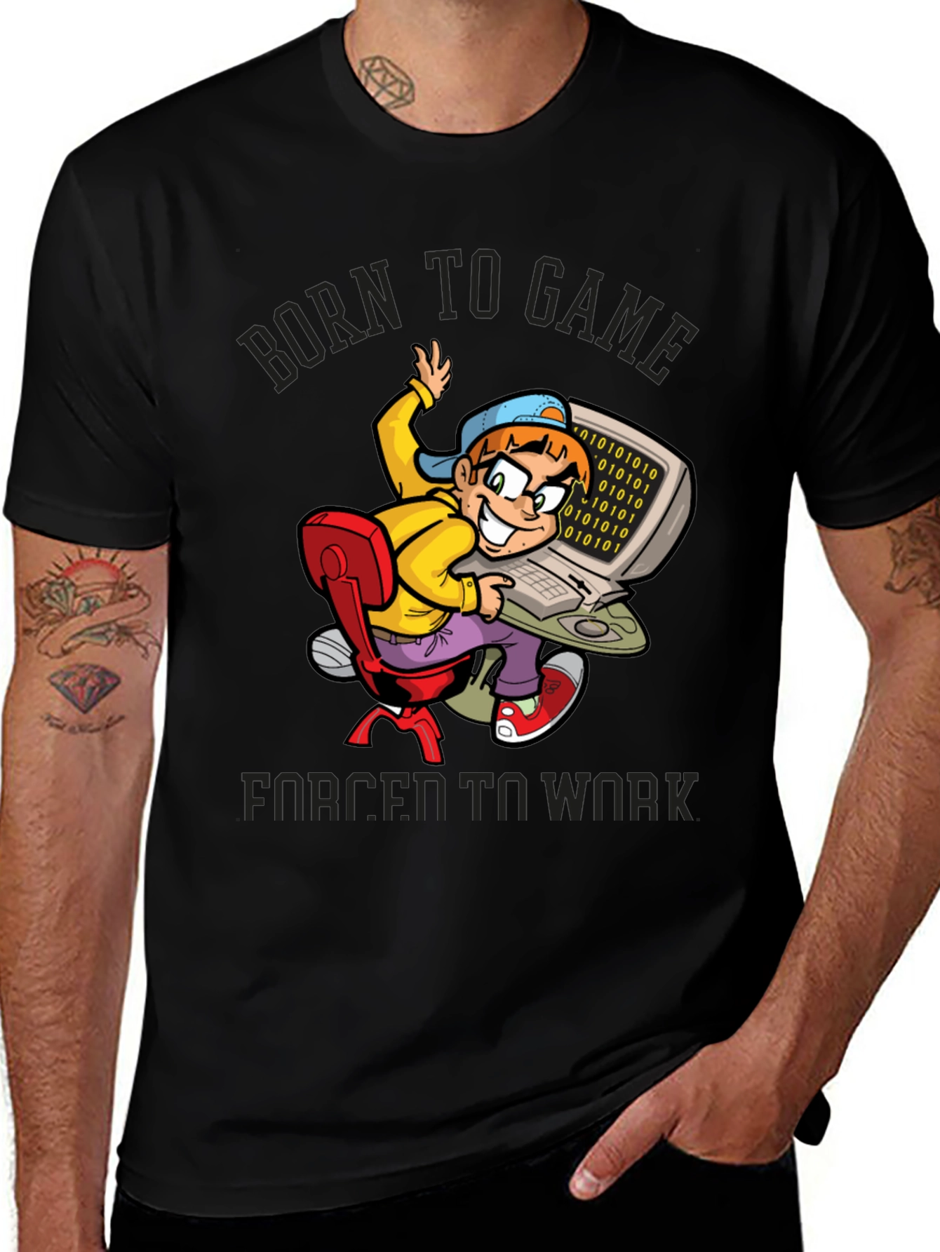 Born to Game T-Shirt: Gamer Graphic Tee