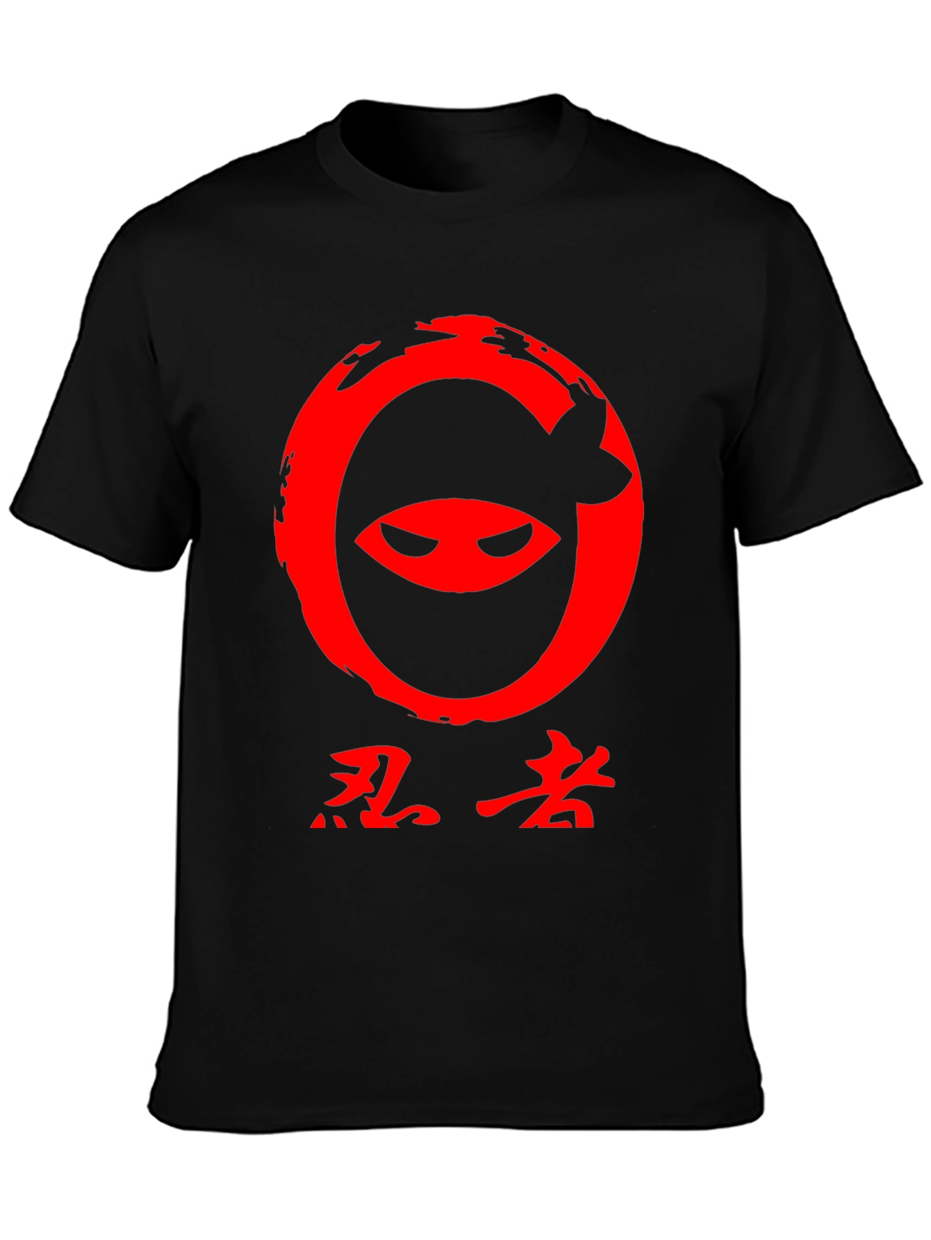 Ninja Graphic Tee - Red on Black