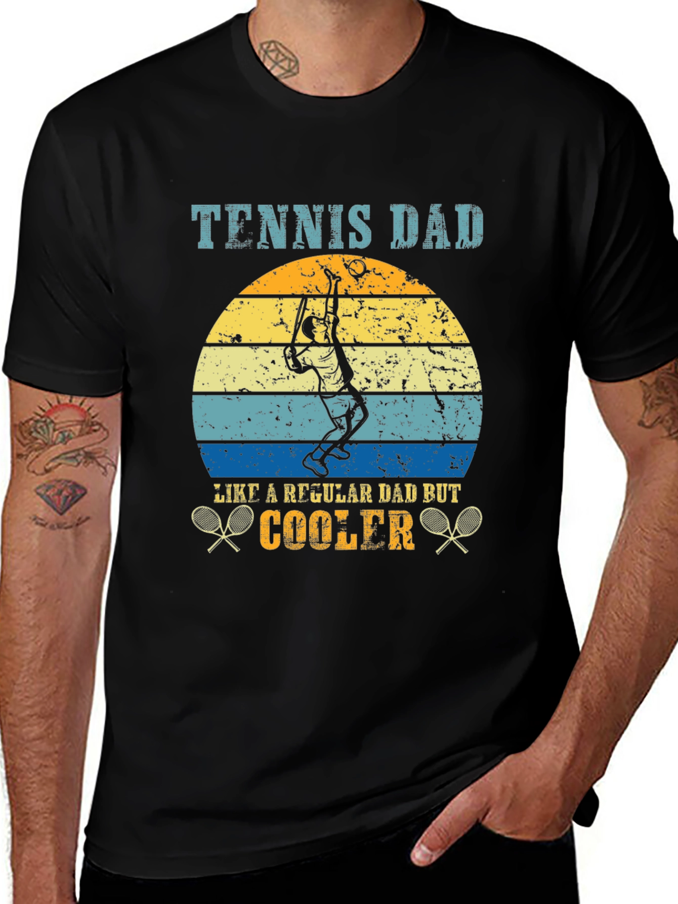 Tennis Dad T-Shirt - Cool Fathers Day Gift