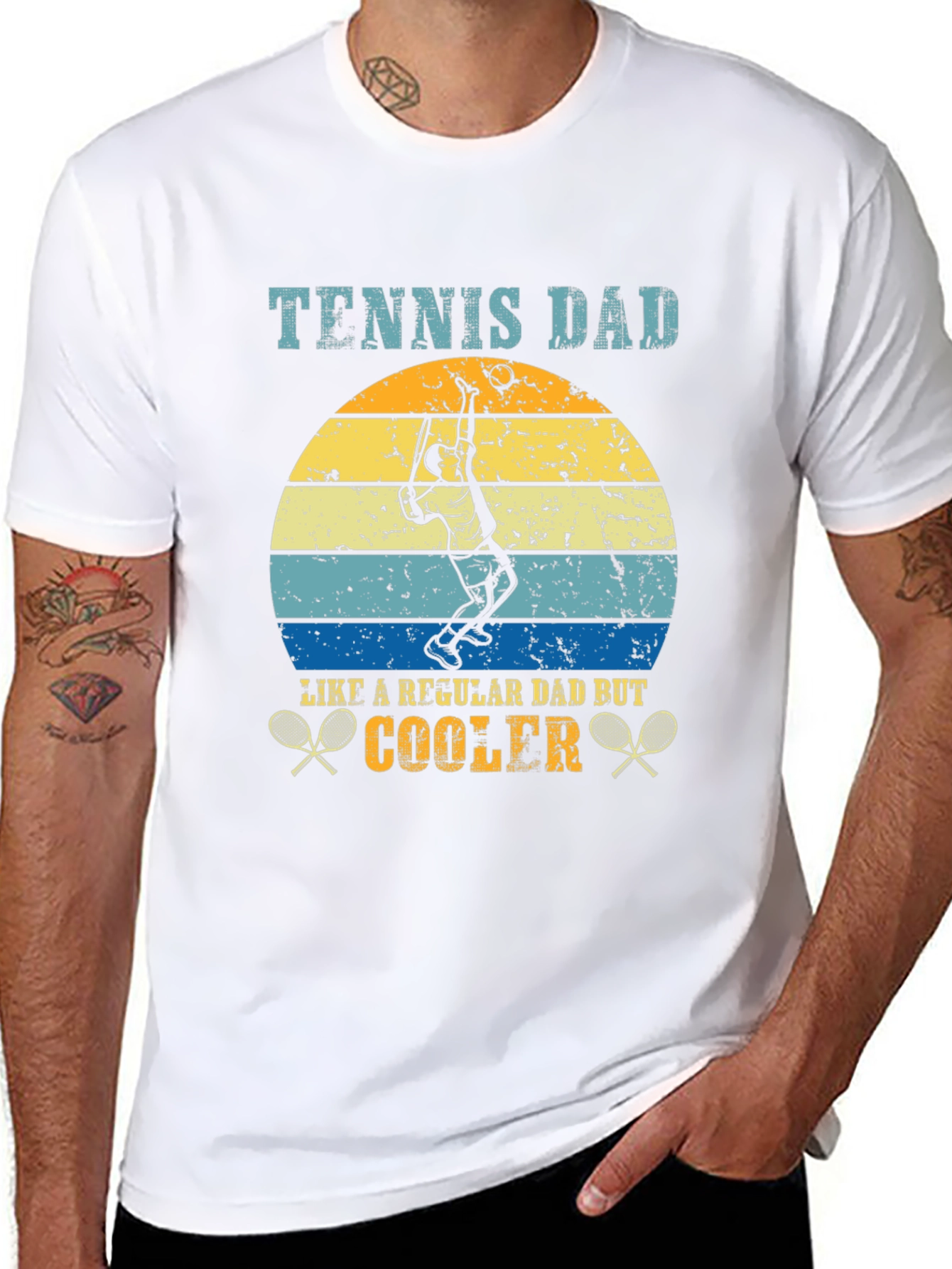 Tennis Dad T-Shirt - Cool Fathers Day Gift